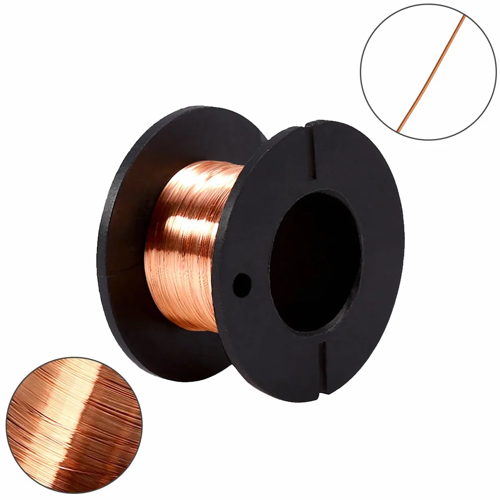 Drut miedziany emaliowany 0.1mm 15m
