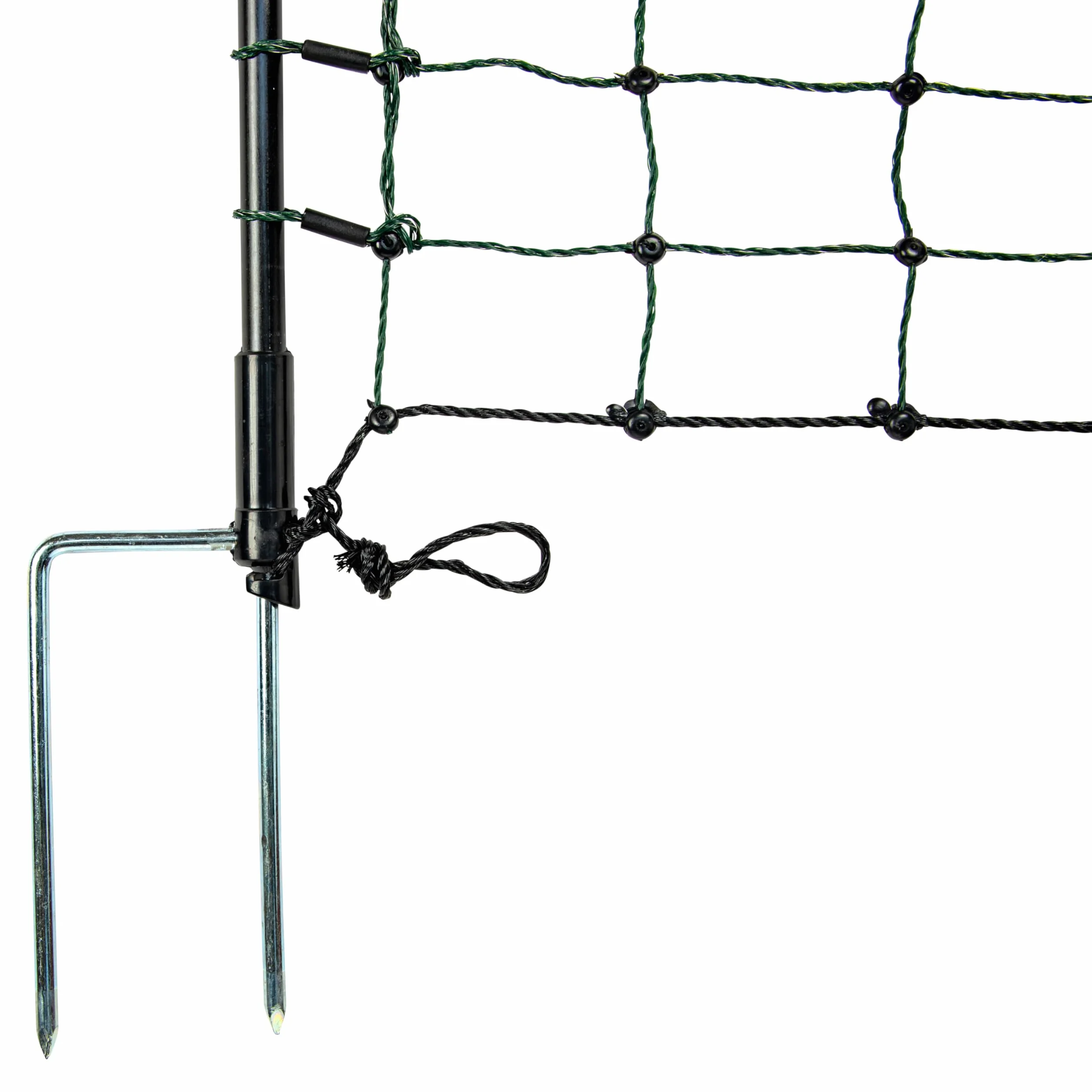 StrongLine Ogrodzenie dla kur 25 m 120 cm 9 słupków z włókna szklanego siatka elastyczne mobilne