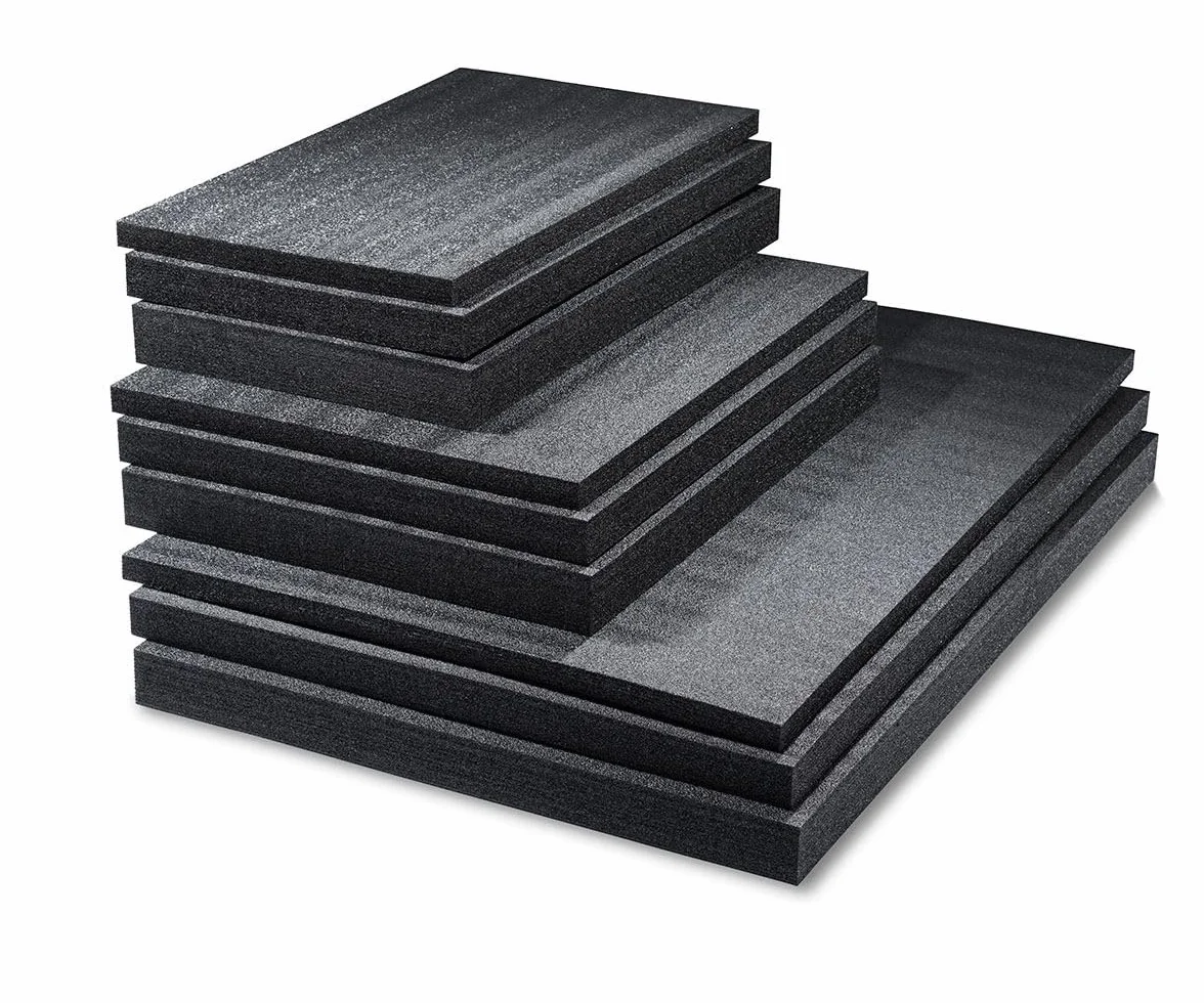 Wielowarstwowa pianka, 3 sztuki, 800 x 600 x 50 mm, Shadow Foam, cięcie i ściąganie, możliwość dopasowania, wkładka Kaizen Foam, wkładka na narzędzia do aparatu, walizka narzędziowa, wózek