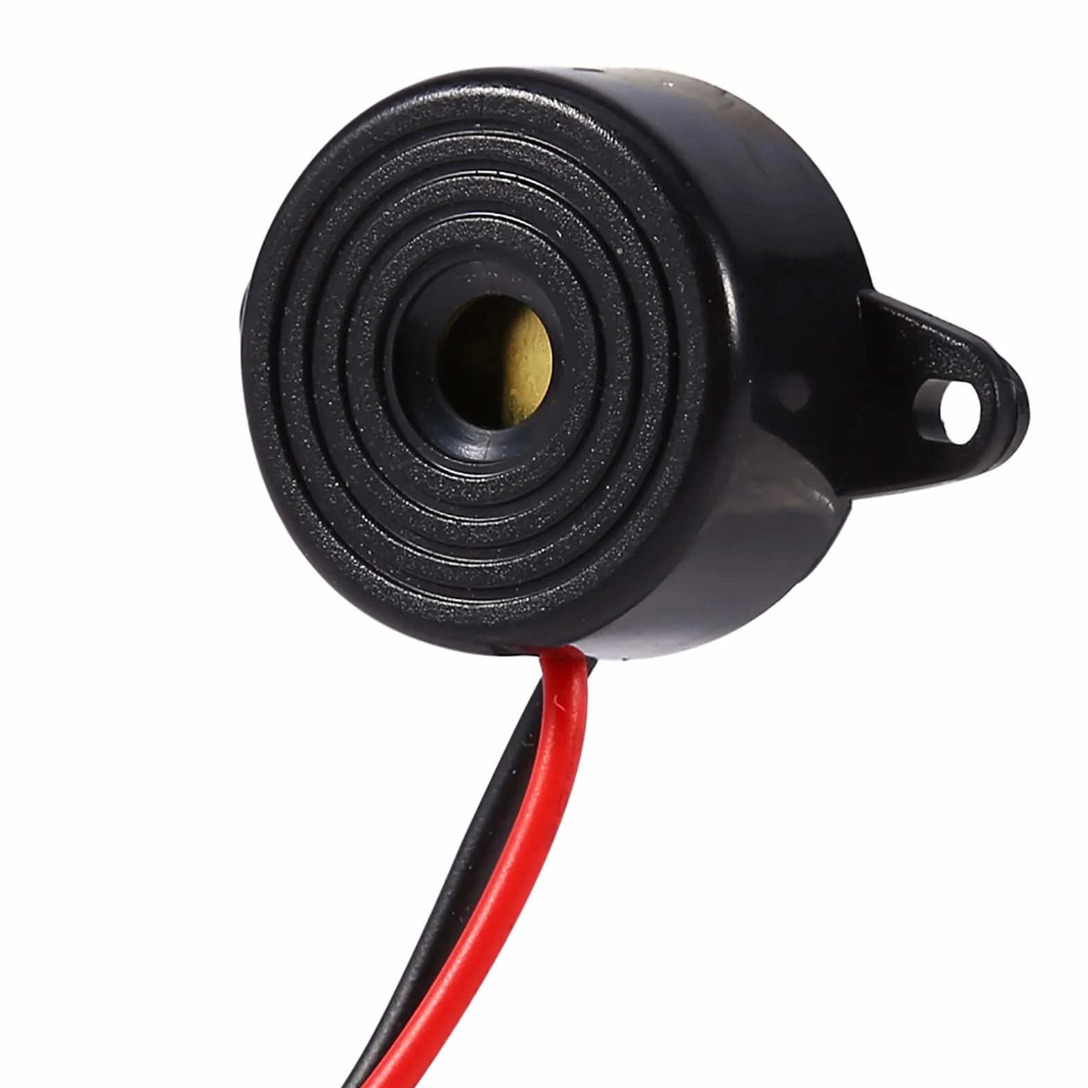 Piezo Elektroniczny Alarm Dźwiękowy 3-24V Brzęczyk 85-95dB 12VDC 100mm