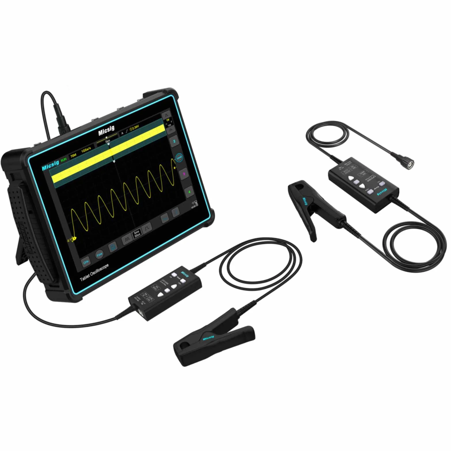 Micsig CP2100A AC/DC Oscyloskop Sonda prądowa 800KHz 10A/100A ze standardowym interfejsem BNC