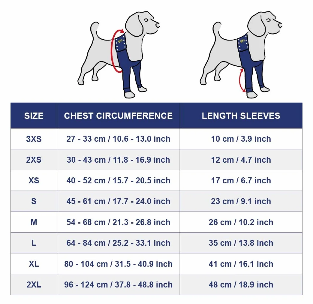 MPS Medical Pet Shirt - Taz2, Podwójny rękaw na nogi dla psa, L