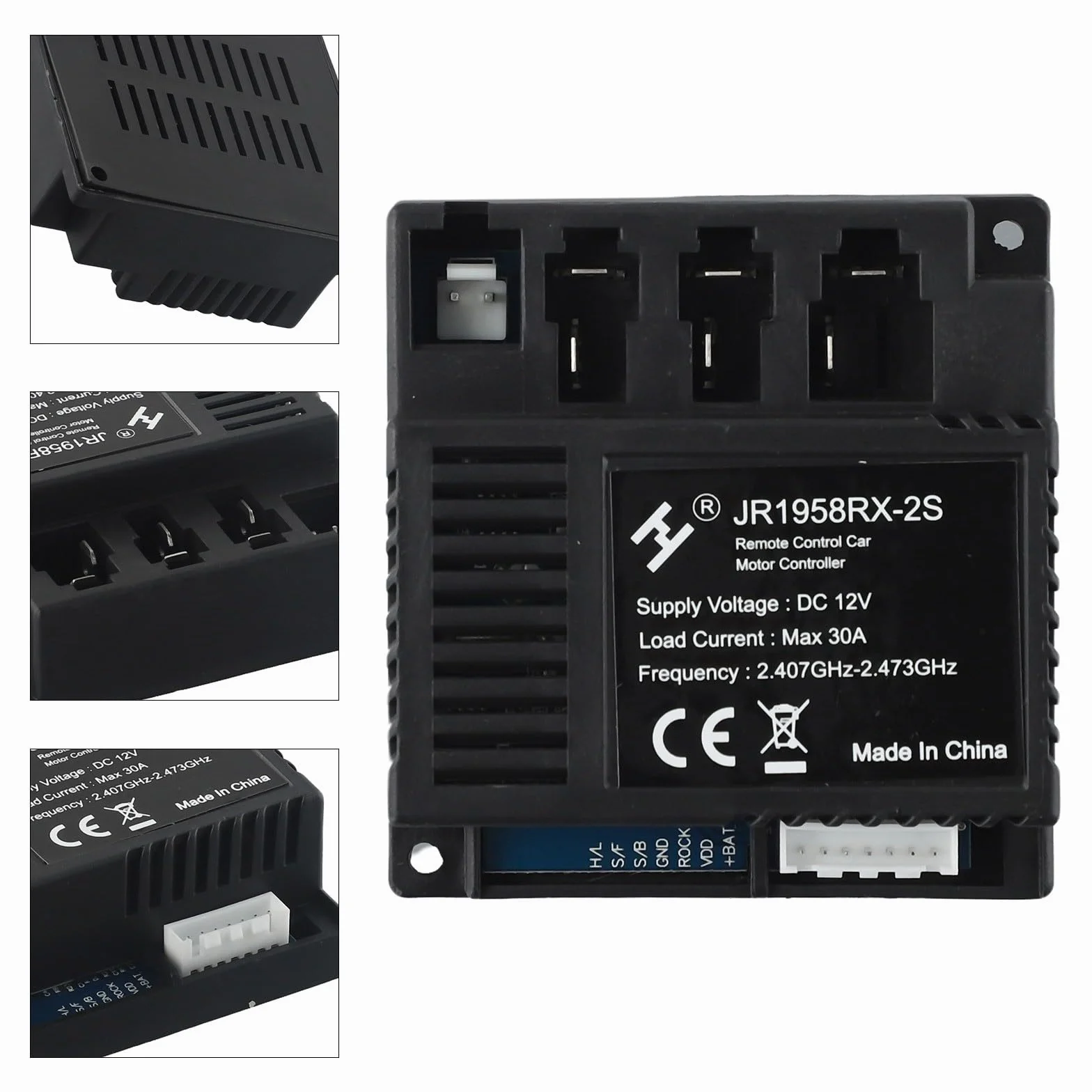 Optymaj zabawę Twojego dziecka, JR1705RX, JR1858RX, JR1738RX Elektryczny odbiornik samochodowy RC (JR1958RX-2S 12 V)