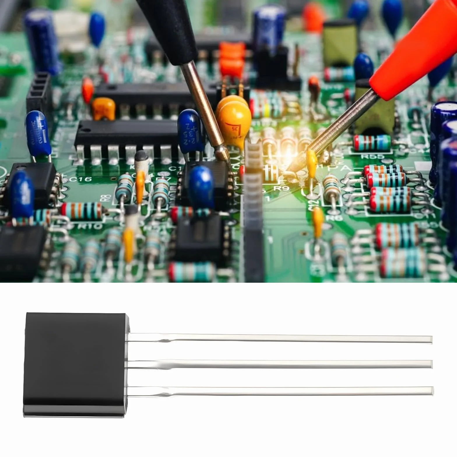50x BC517 Darlington Tranzystor 1A/30V 0,625W NPN TO-92 do samodzielnego montażu sprzętu elektrycznego