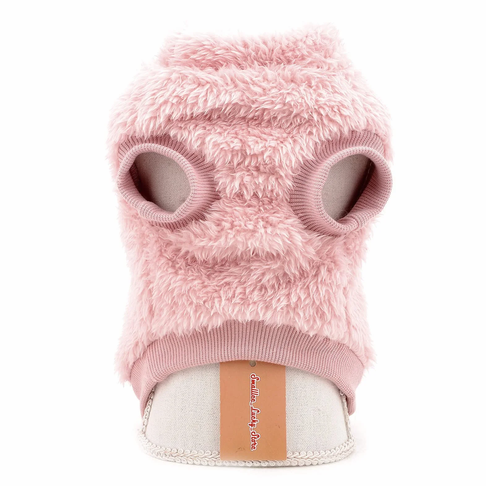 SMALLLEE_LUCKY_STORE Sweter polarowy typu sherpa kamizelka golf sweter z pierścieniem w kształcie litery D miękka bluza dla małych psów, kotów, szczeniaków, chłopców, dziewcząt, yorki, chihuahua,