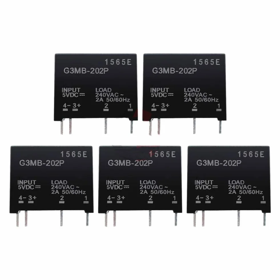 Hailege G3MB-202P moduł przekaźnika półprzewodnikowego SSR 5V DC 240V AC 2A PCB