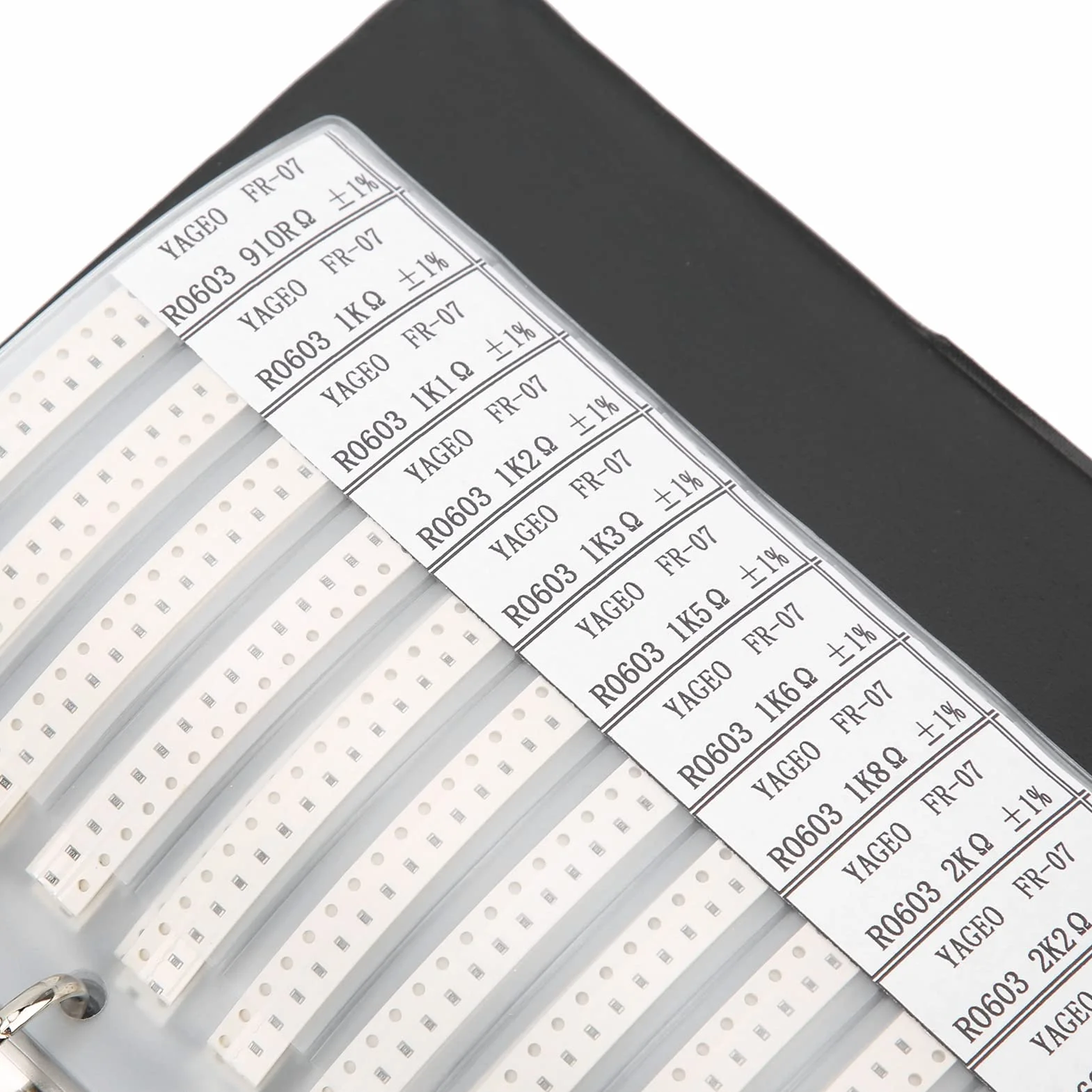 4250 Sztuk 170 wartość Rezystor SMD Przykładowa Książka Seria 0603 0R-10M Rezystor SMD Przykładowy Zestaw Komponentów Elektronicznych