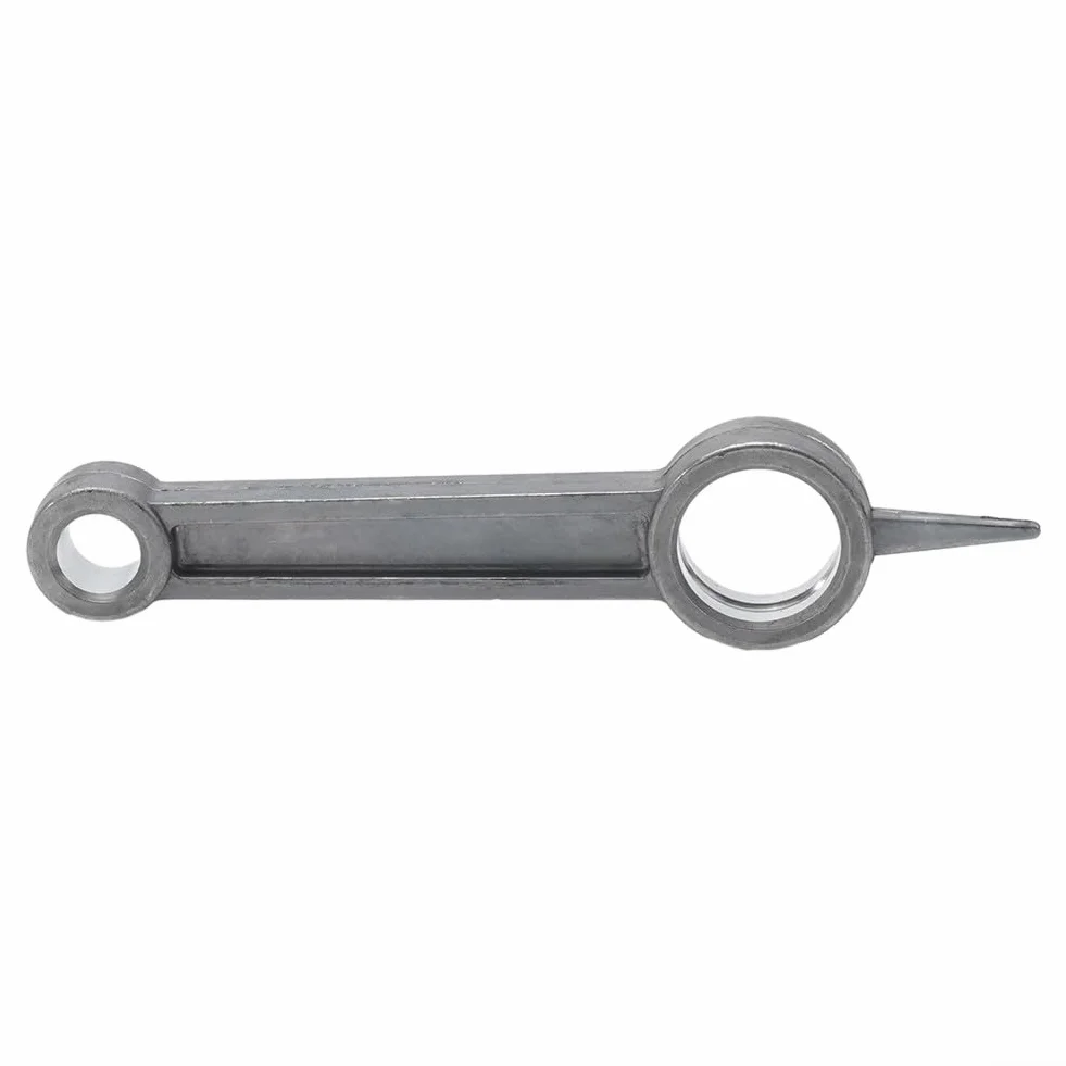 Sprężarka powietrza ze stopu aluminium typu srebrnego korbowód korbowód sprężarki powietrza do sprężarki powietrza, niezbędny zamiennik (12 × 76 × 23 mm)