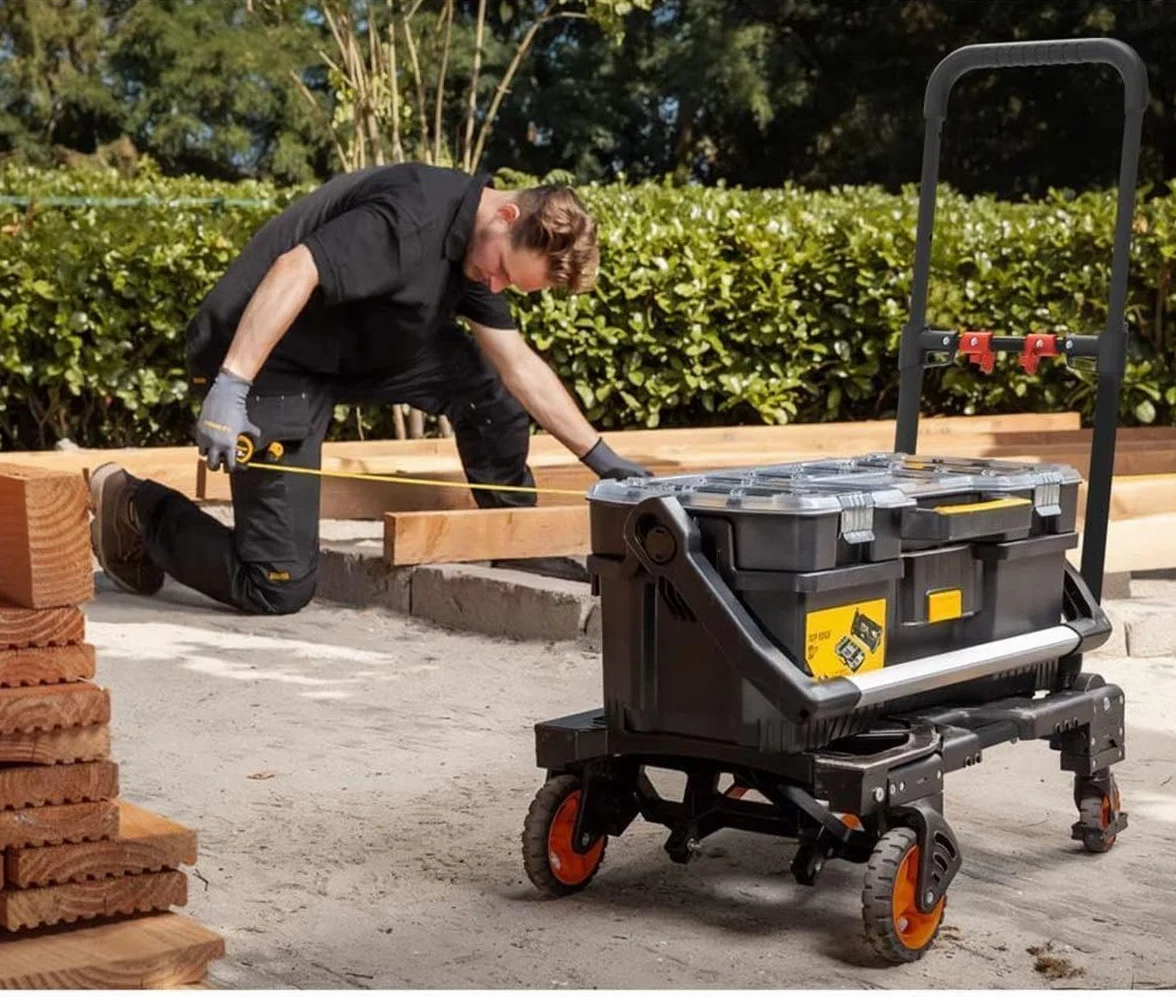 Wózek platformowy BLACK+DECKER - wózek ręczny 2 w 1 i wózek platformowy - składany - maksymalne obciążenie - 120 kg