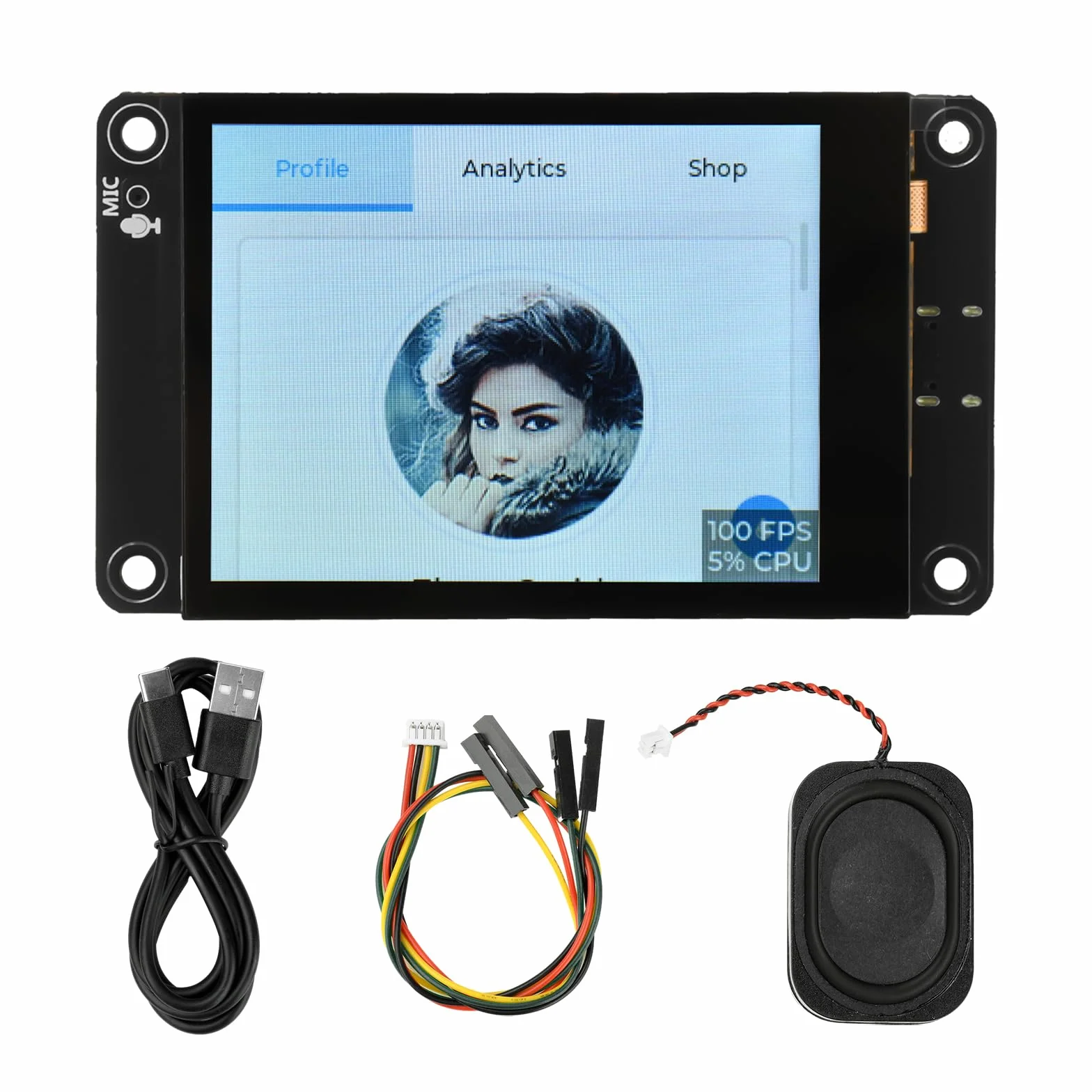 ESP32-S3 Karta rozwojowa WiFi Bluetooth Inteligentny wyświetlacz Moduł TFT Ekran dotykowy Obsługuje interfejs Xiaozhi typu C