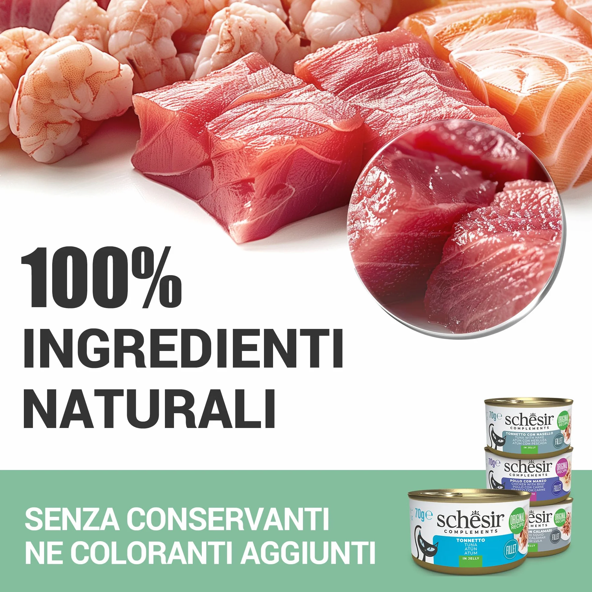 Schesir Variety Pack Broth 6 x 70 g