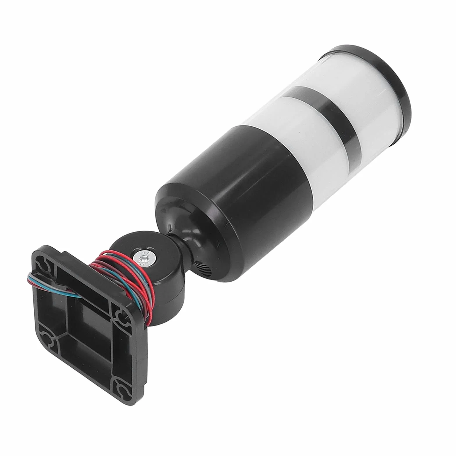 Lampa wieżowa LED, czerwona i zielona, ognioodporna, 12-24 VDC, przemysłowa lampa ostrzegawcza, obudowa z tworzywa sztucznego ABS z brzęczykiem, do linii montażowych do obrabiarek