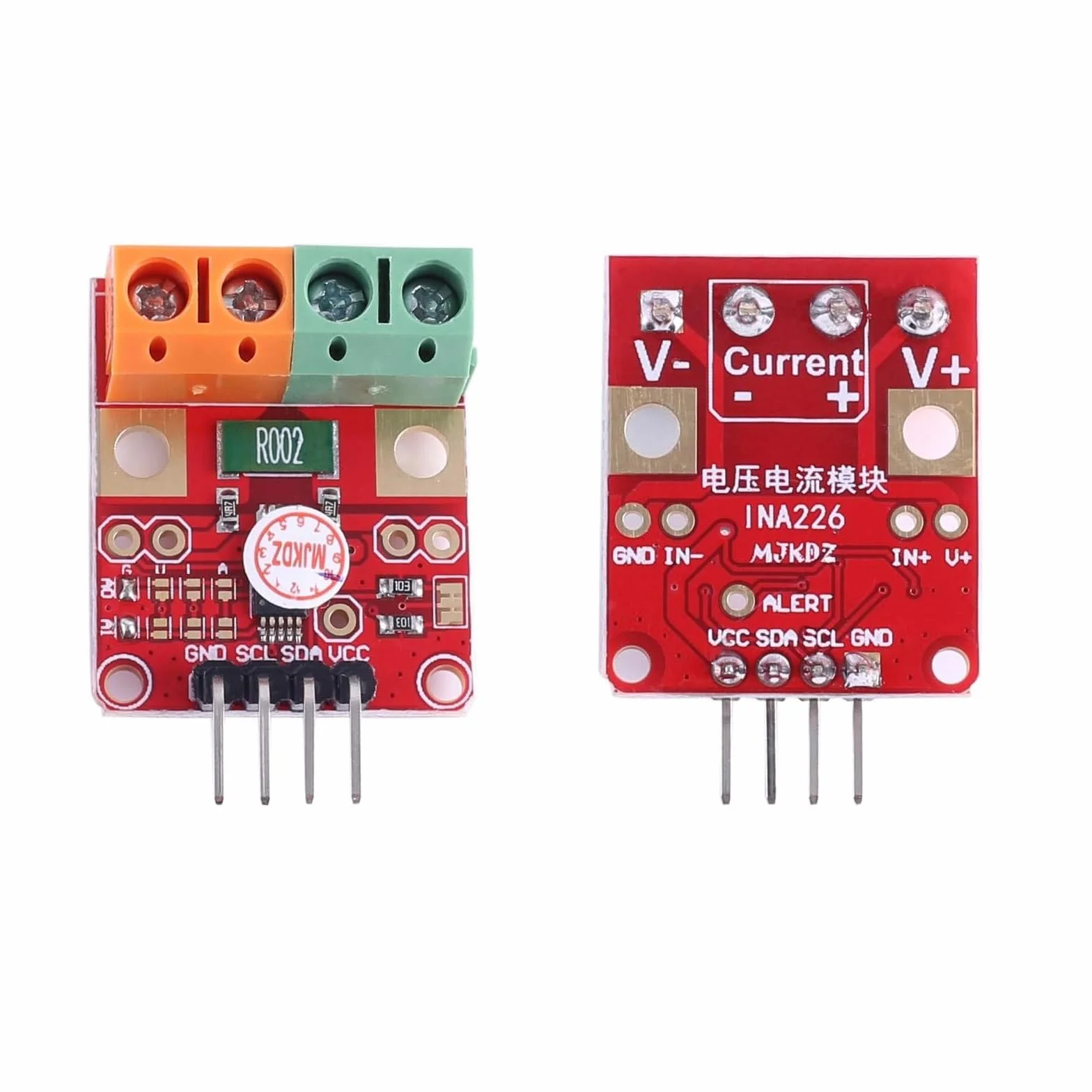 INA226 moduł czujnika prądu, 0-36 V, 20 A, monitoring napięcia IIC, do urządzeń elektronicznych przemysłowych