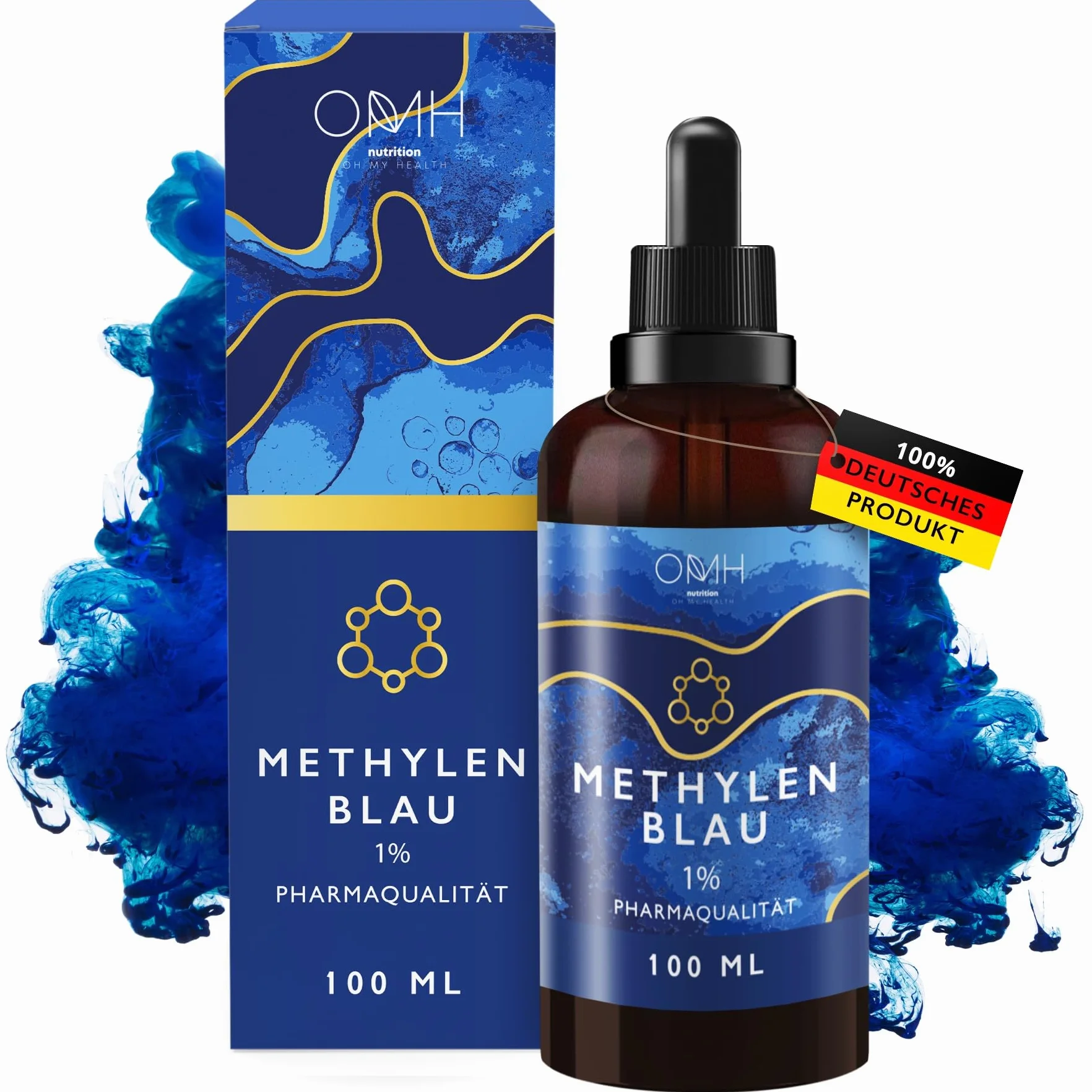 Błękit metylenowy 1% roztwór 100ml krople