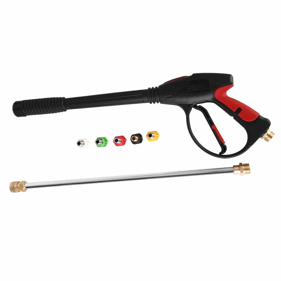 Ausla Pistolet do Myjki Wysokociśnieniowej, Spray Wysokociśnieniowy 1,27 cm BSP, z 5 Dyszami, 4000 PSI