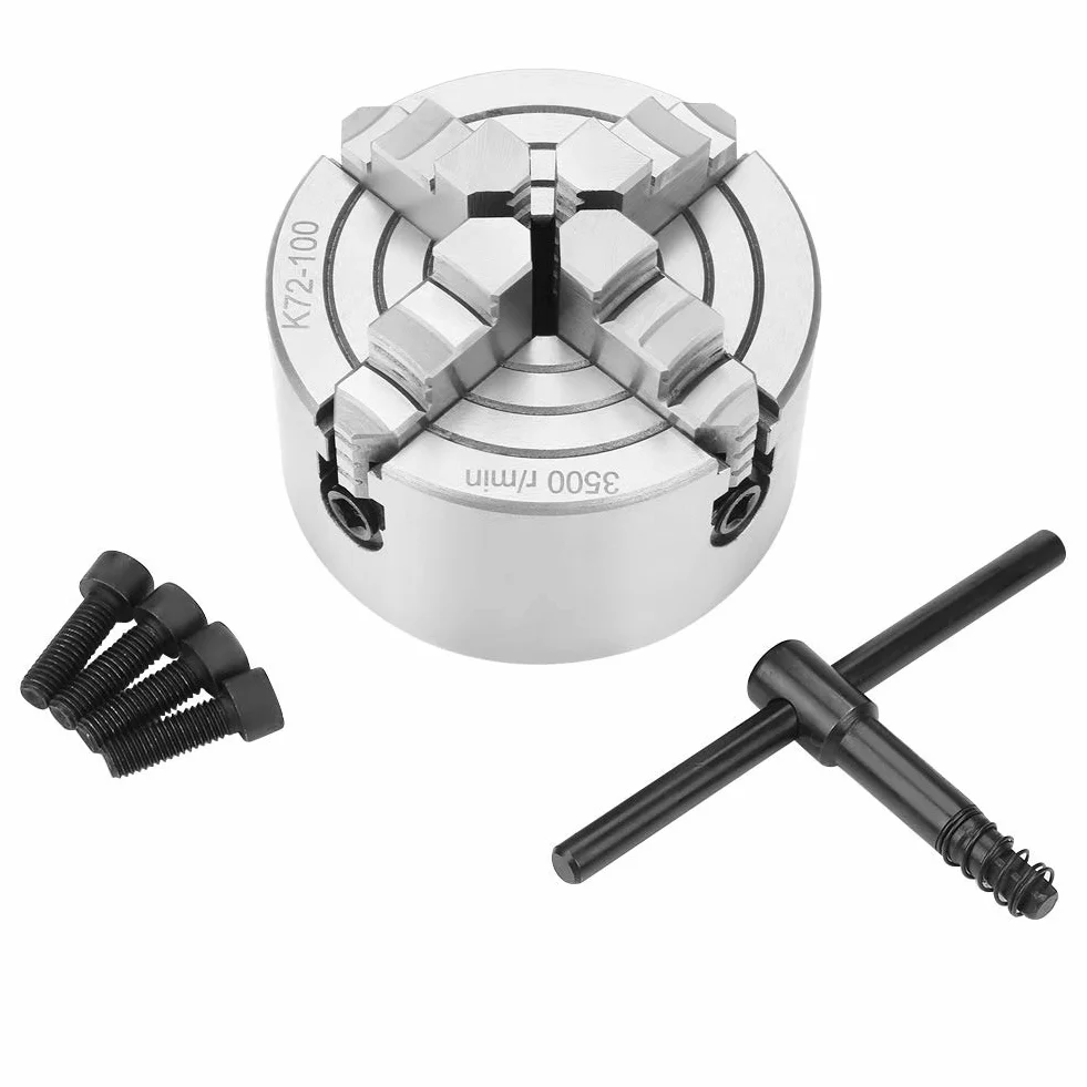 SANOU K72-100 4 uchwyt szczękowy do tokarki metalowej 100mm