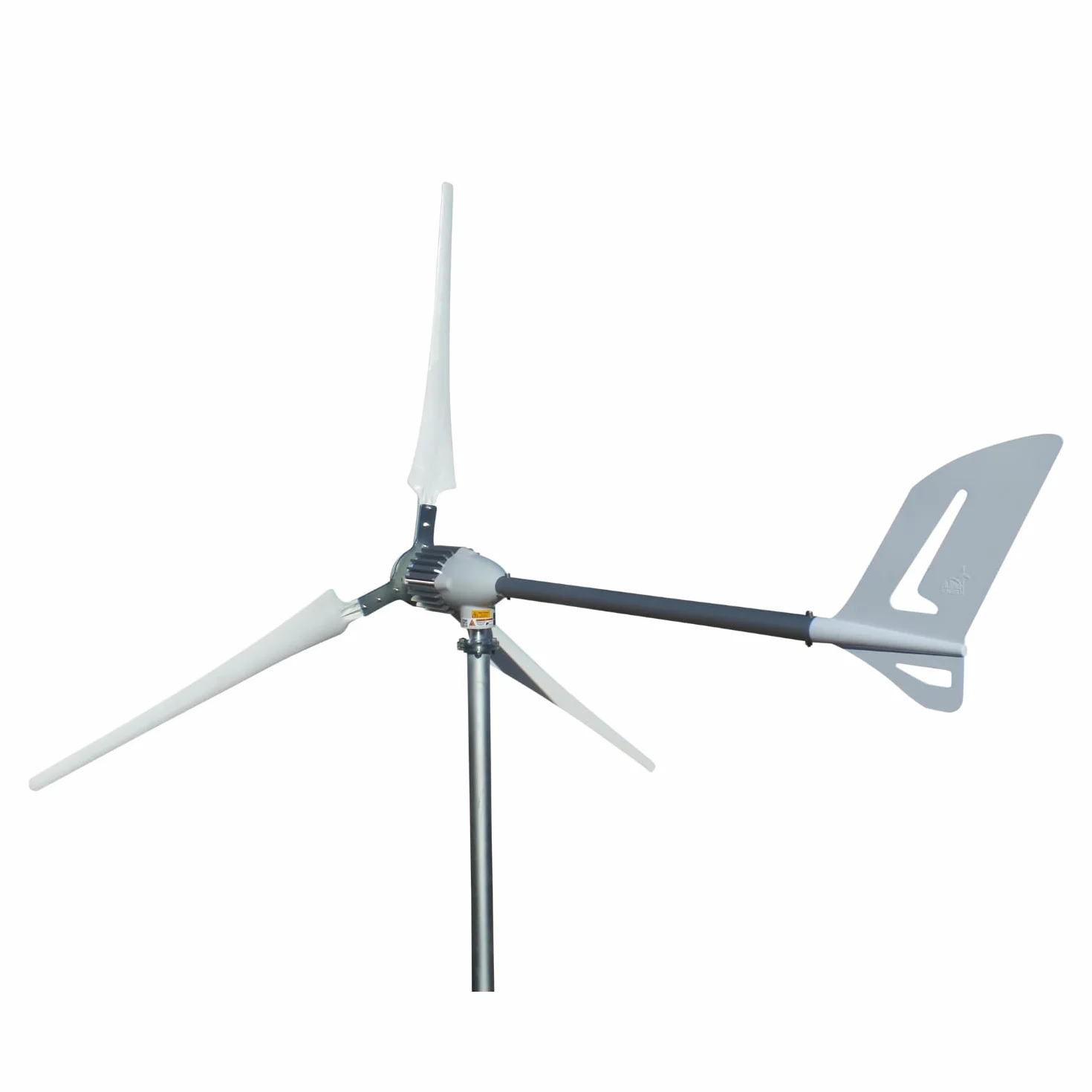 Turbina wiatrowa i-1500 W, turbina wiatrowa 48 V, skrzydła w kolorze białym (1500 W, 48 V)