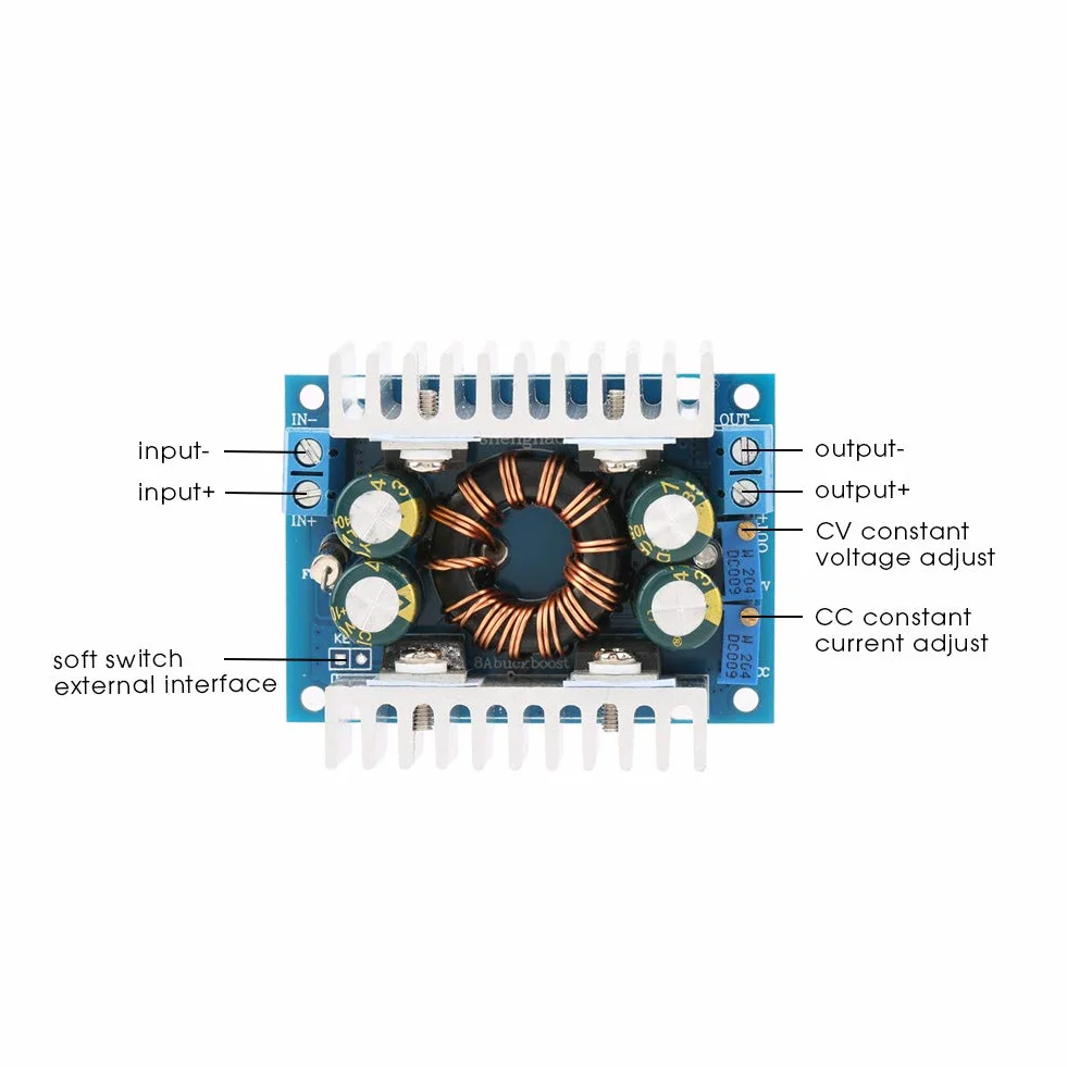 Zasilacz DC-DC 10A Boost 5-30V na 1,25-30V Regulator napięcia Step Up