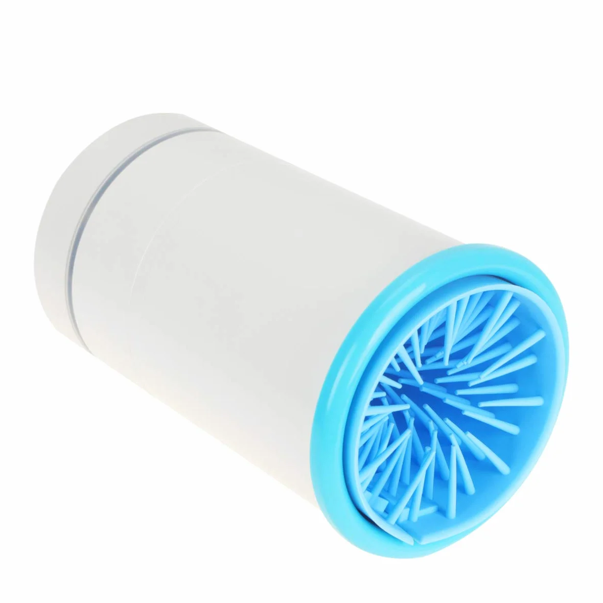 Przenośna szczotka do czyszczenia psów, łap psów, szczotka do czyszczenia, ładowanie przez USB, dla szczeniaków, kotów, masażu, pielęgnacja, brudne pazury S niebieski