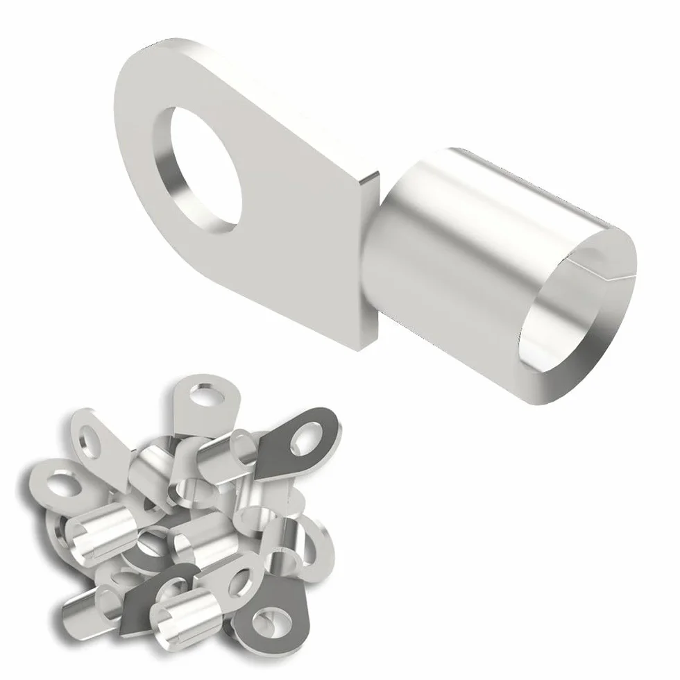 Offgridtec Końcówka zaciskowa ocynkowana M4 2,5-6 mm² 25 sztuk DIN46234