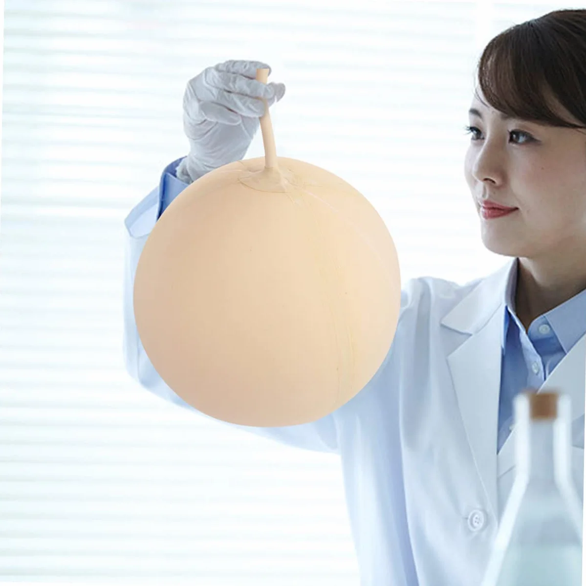 Laboratoryjny Balonowy Zbiornik Do Próbkowania Gazu Wielokrotnego Użytku, 2 sztuki, Naturalny, Łatwy w Obsłudze