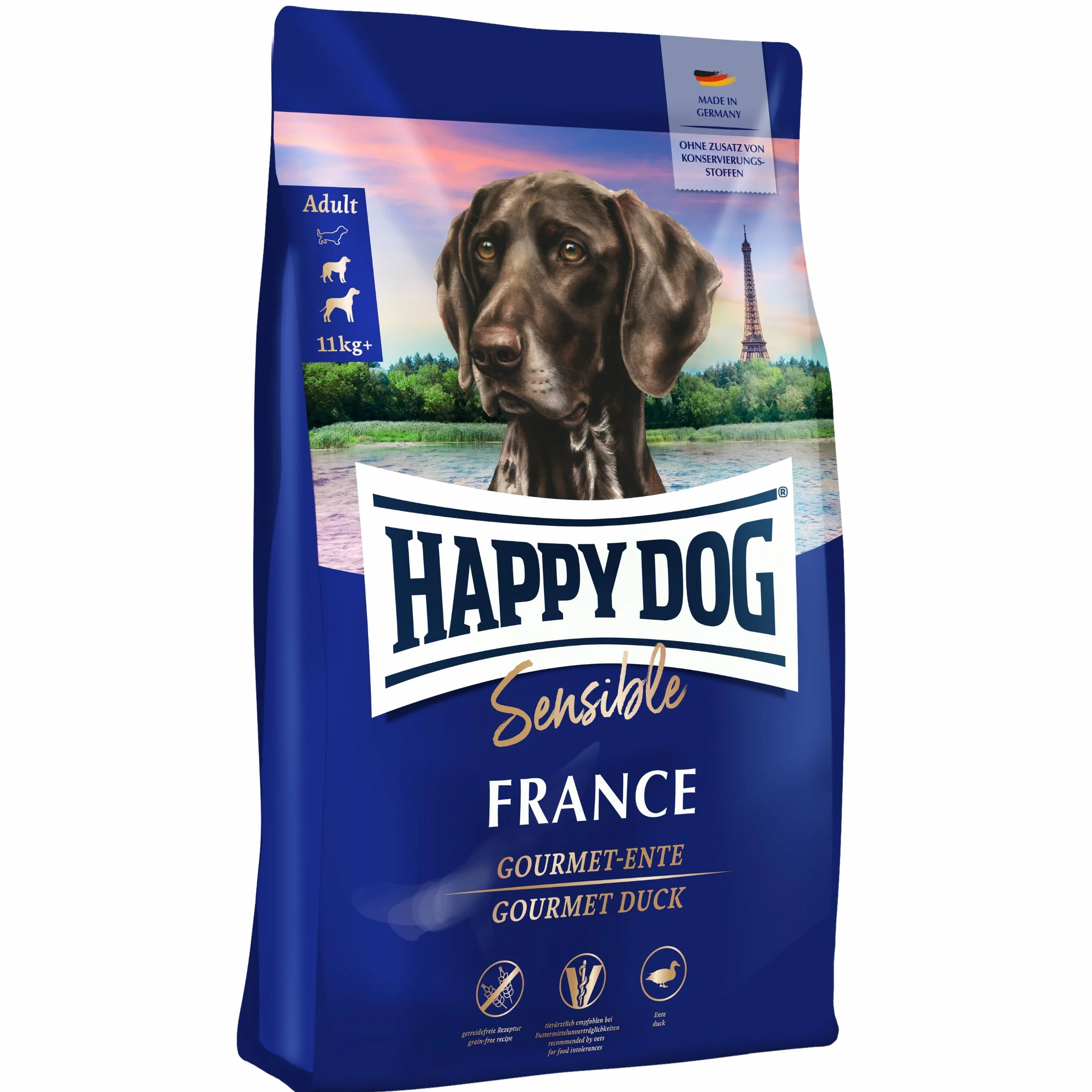 Happy Dog 60559 - Sensible France Gourmet - sucha karma dla psów dorosłych - zawartość 1 kg