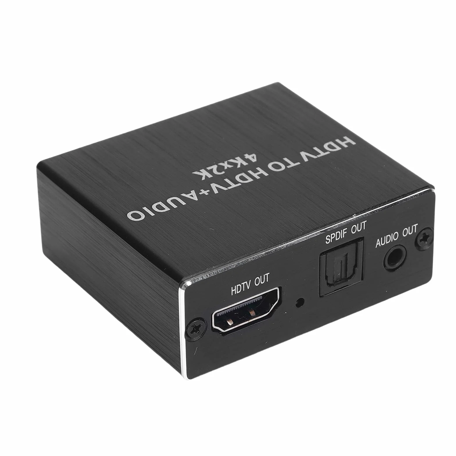 Ekstraktor Dźwięku 4K, Konwerter Optyczny SPDIF 3,5 mm z Trybem 2.0CH 5.1CH PASS