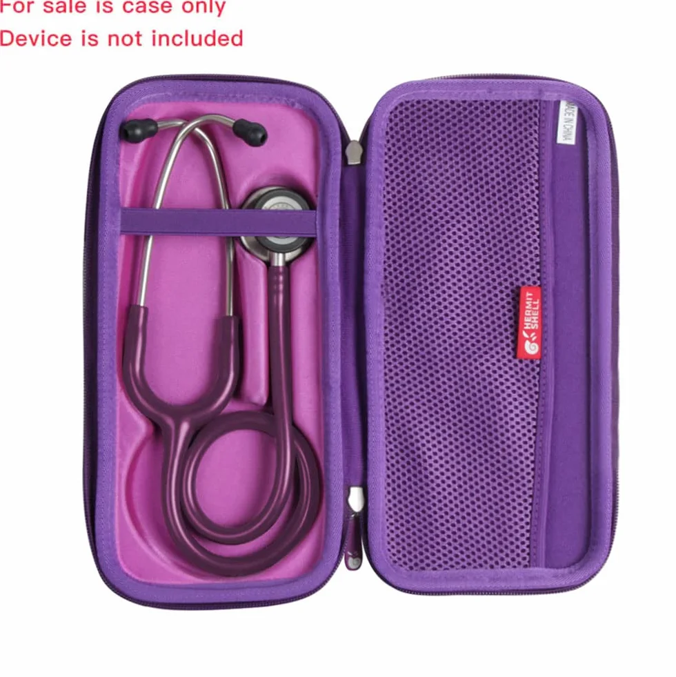 Hermitshell Etui podróżne do stetoskopu 3M Littmann Classic III (fioletowy)