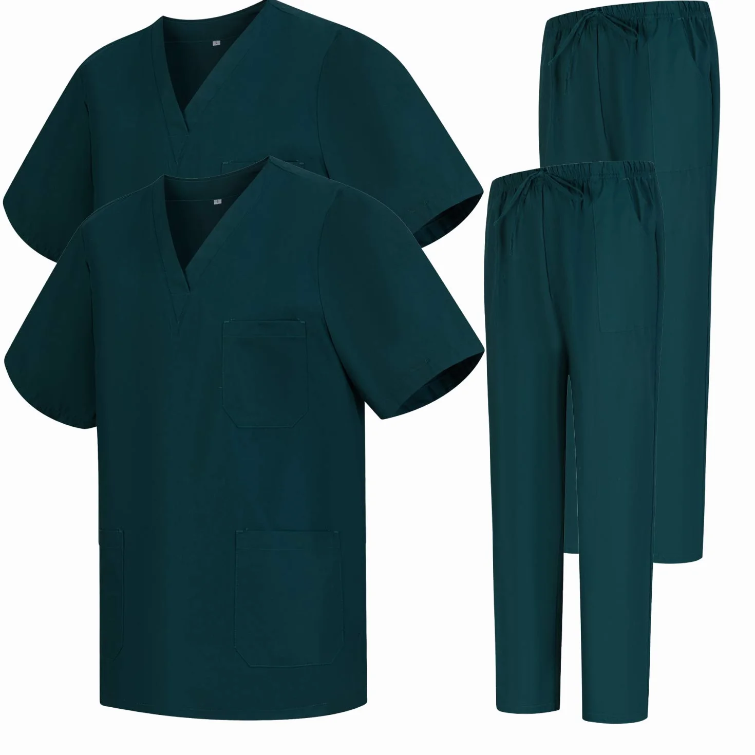MISEMIYA Peelingi medyczne Uniseks Pack of 2 Sets - Uniforms Scrub Set Unisex Bz-2-6801-6802