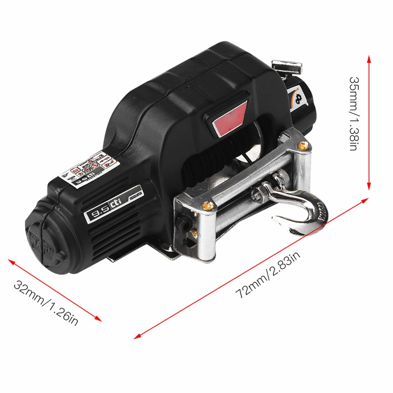 Wciągarka Elektryczna Automatyczna Gąsienicowa 1/10 do HSP Redcat