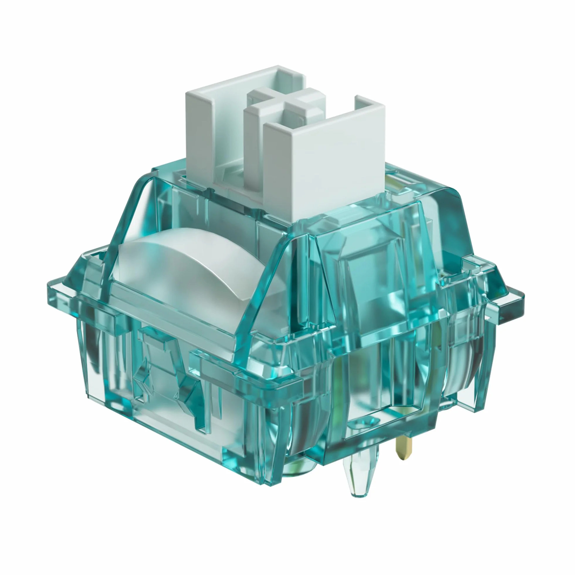 Akko Creamy Cyan przełącznik do klawiatury mechanicznej 5-pin 50 gf MX DIY