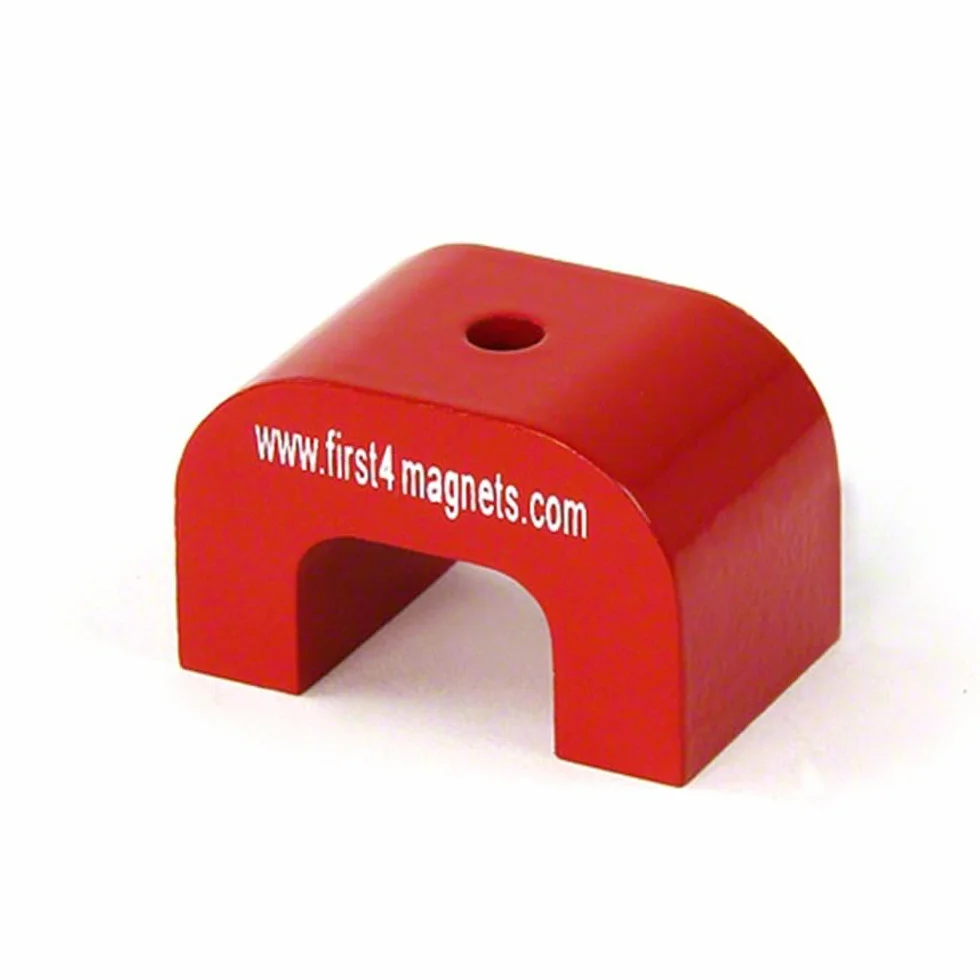 Alnico magnes podkowy 30 mm x 45 mm x 30 mm otwór 4,5 mm 11 kg
