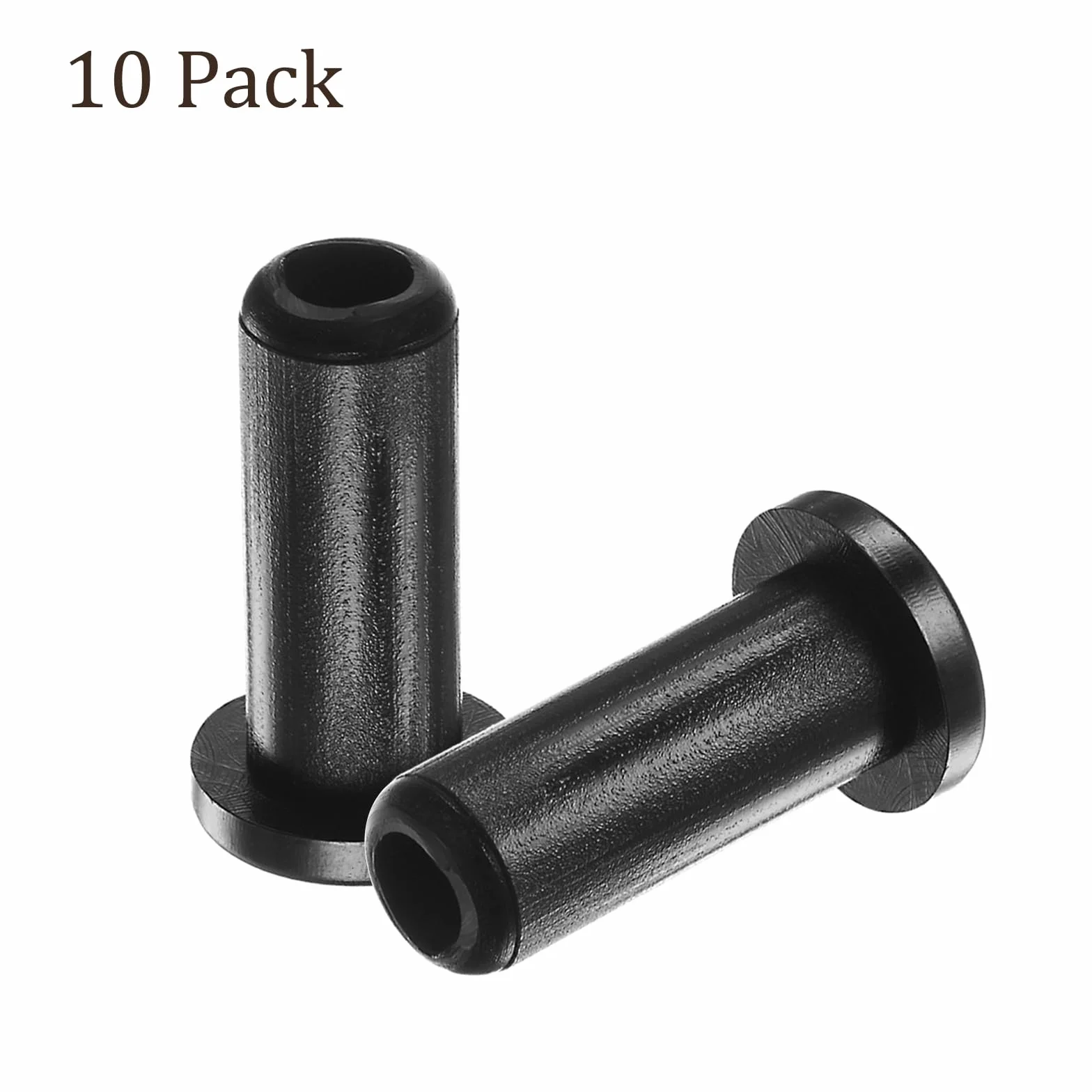 Nylonowe tuleje kołnierzowe 6 mm x 10 mm x 28,5 mm