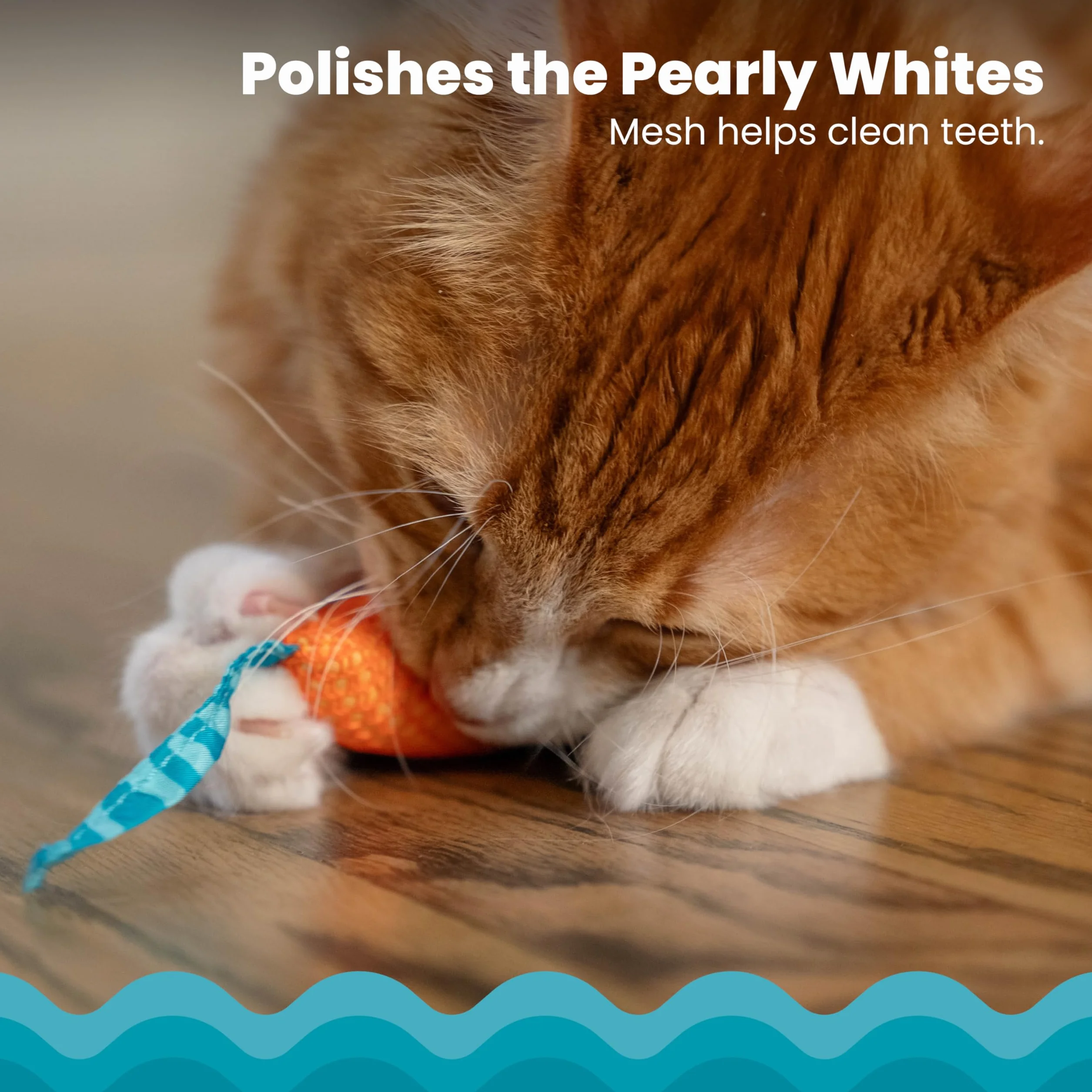 Petstages Catnip Chew Mice - Zabawka dla kota - dba o zdrowe zęby - wielobarwna - 2-pak