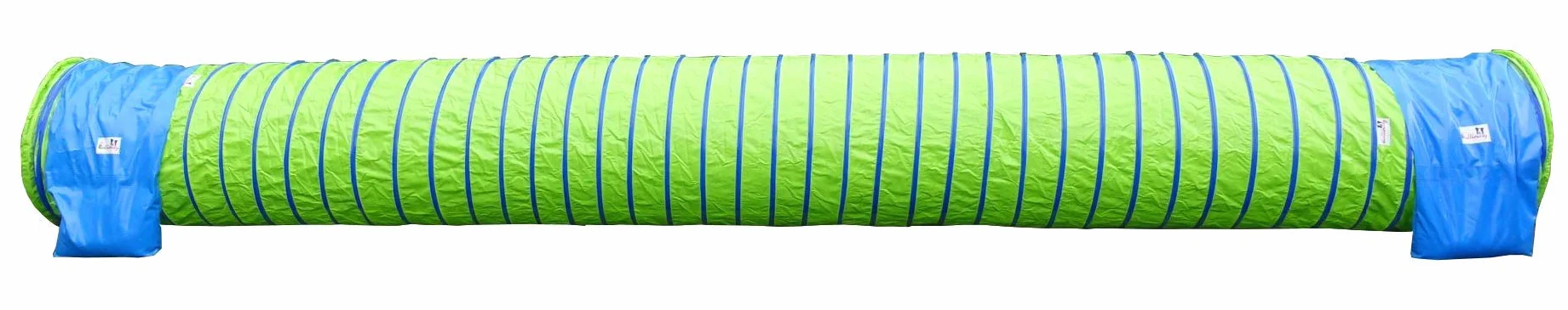Callieway® Dog Agility tunel profesjonalny / psy tunel 5 m długości / 60 cm Ø Agility urządzenie (5 m, limonkowa zieleń)