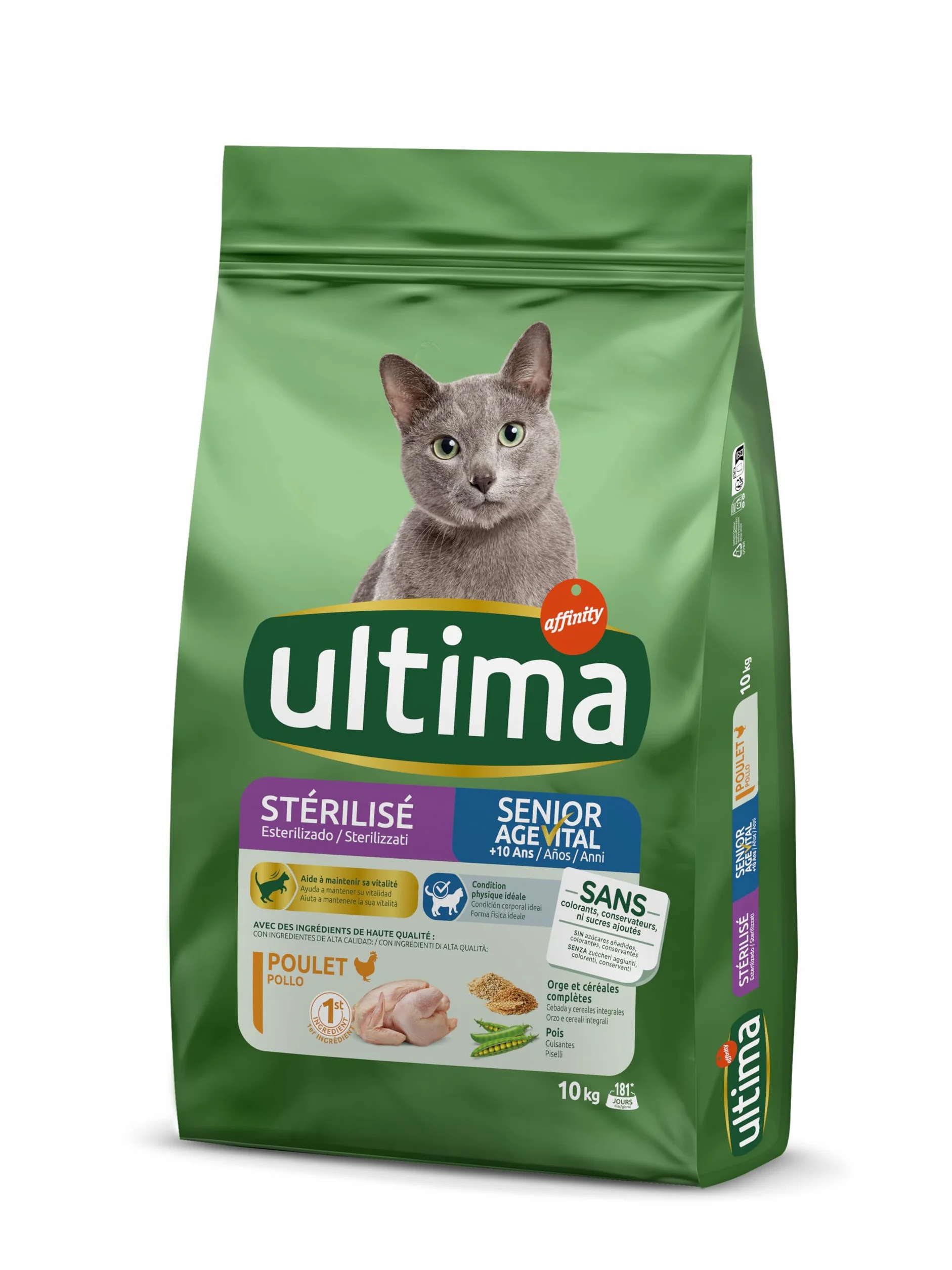 Ultima Karma dla starszych sterylizowanych kotów z kurczakiem - 10 kg