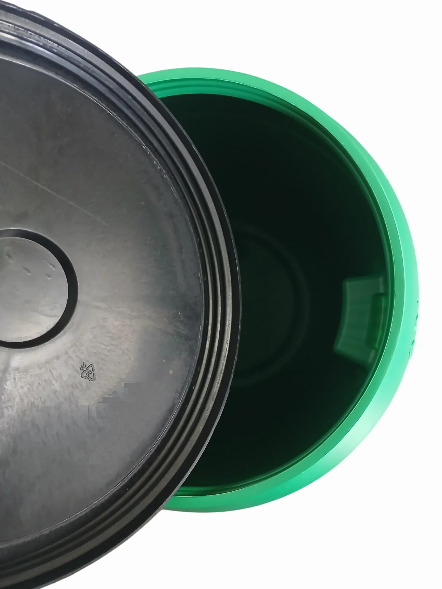 F & R Kanister na wodę z kranem 60 l HDPE zbiornik na deszczówkę z pokrywką zielony