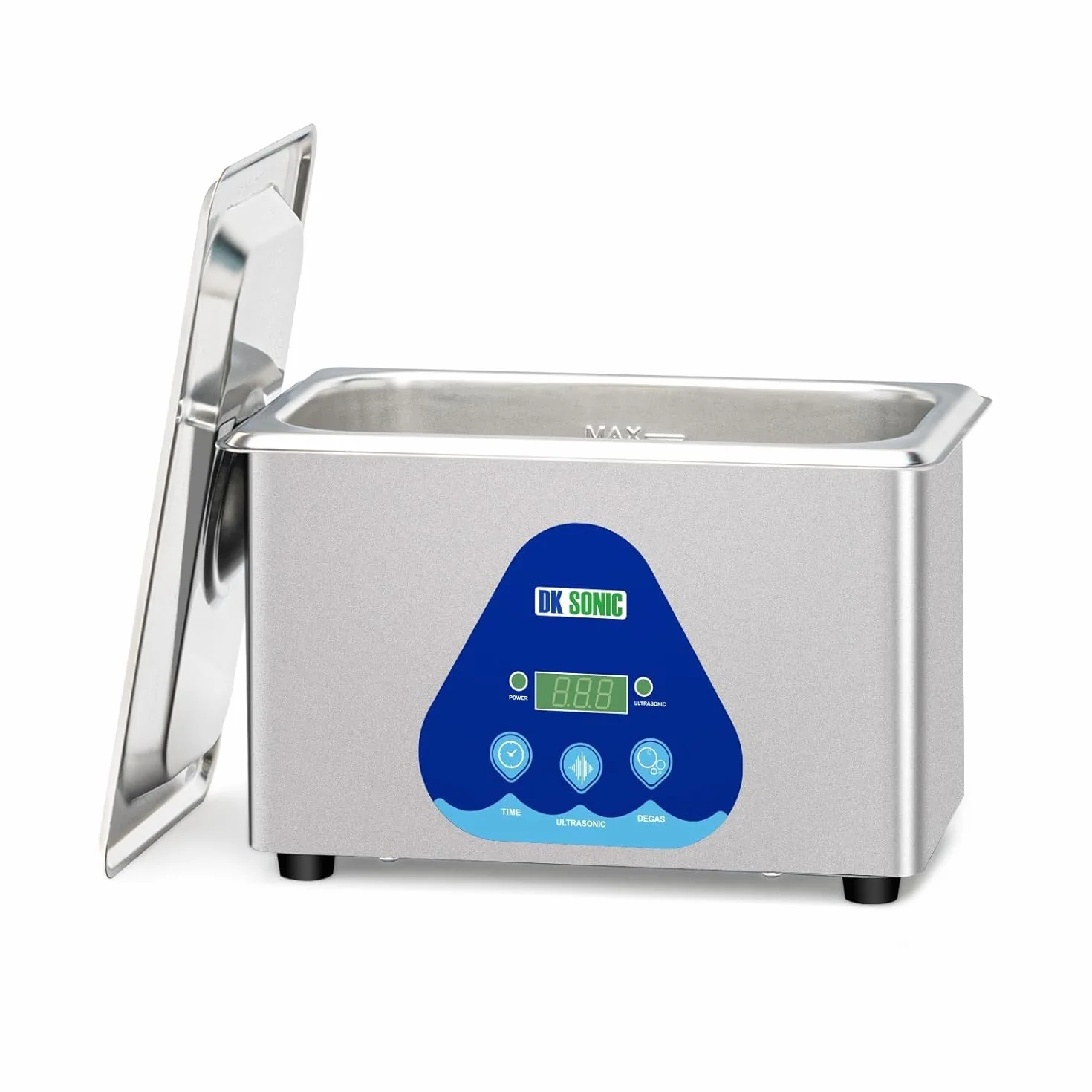 DK SONIC Myjka Ultradźwiękowa 900ML 35W Cyfrowy Timer Stal Nierdzewna
