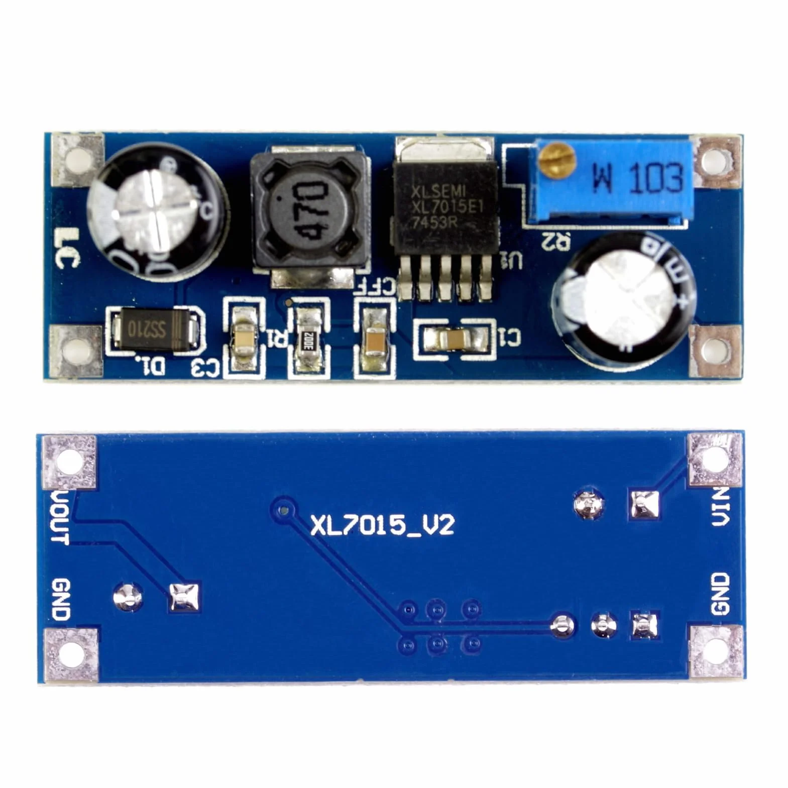 XL7015 LAOMAO DC-DC Step Down Converter 5-80V do 5-20V Voltage Regulator Power Supply moduł zasilacza 3 sztuki