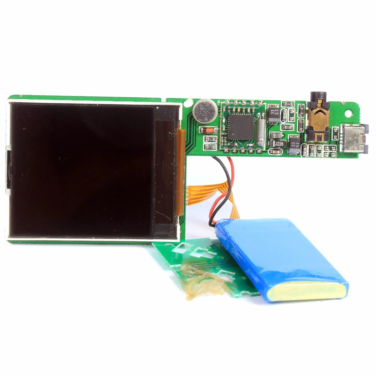 QUARKZMAN Moduł ekranu LCD OLED 1,3 cala z lutowanym 4 pinami 128 x 64 Rozdzielczość wyświetlacza komunikacyjnego I2C IIC, kolor wyświetlacza biały