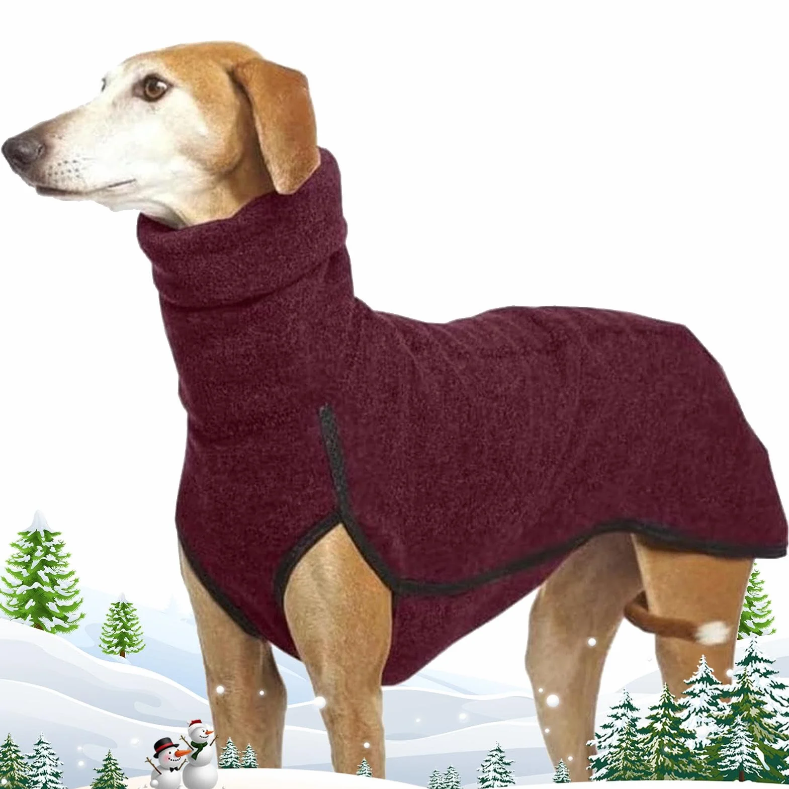 Sweter Whippet, Sweter Chartów, Płaszcz z Polaru dla Chartów, Ubrania dla Psów Whippet, Płaszcz Pullover dla Zwierząt Domowych, Ciepły Sweter dla Włoskich Chartów Bluza, Zimowa Rozciągliwa Koszula z