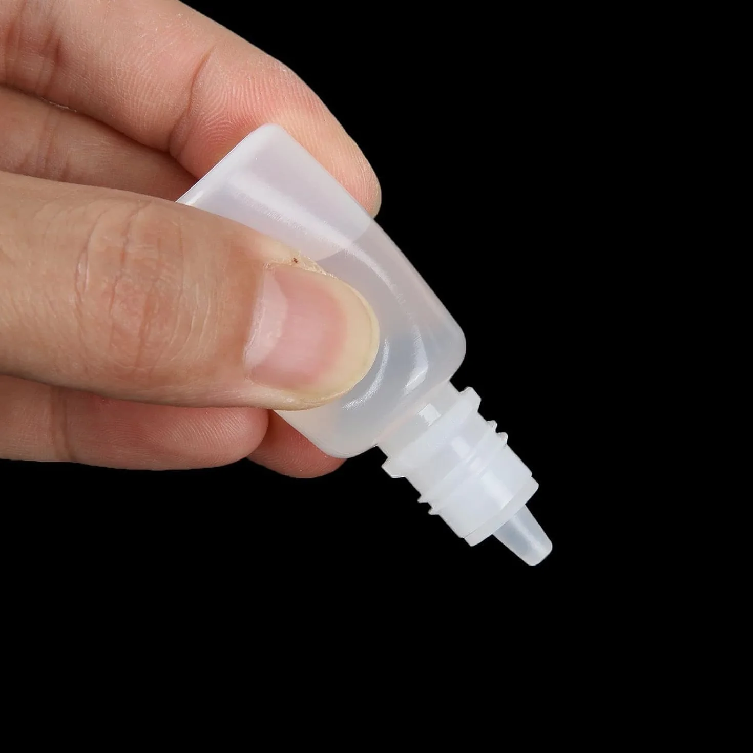 Plastikowe butelki z kroplomierzem 10 ml puste elastyczne do kosmetyków olejków eterycznych odczynników 200 sztuk