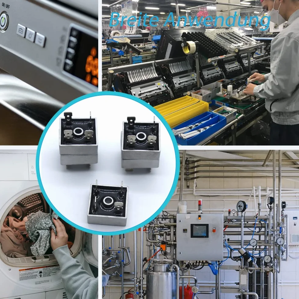 Prostownik Mostowy KBPC5010 50A 1000V Jednofazowy z Metalową Obudową