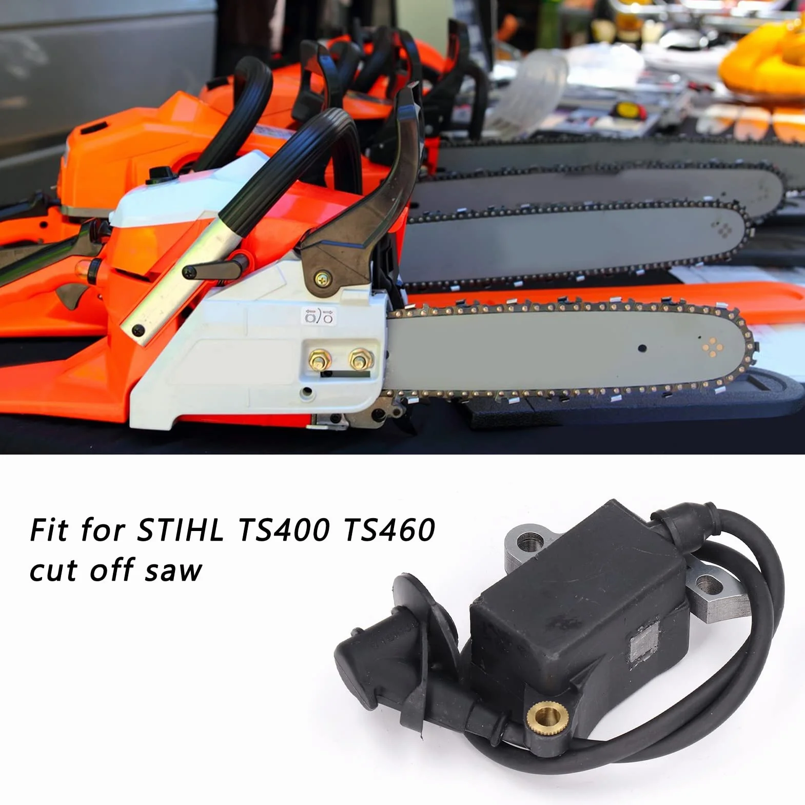 Cewka Zapłonowa, Wymiana Modułu Zapłonowego, Wymiana Części Cewki Zapłonowej 4223 400 1300, Pasuje Do Piły Ogrodowej STIHL TS400 TS460, Doskonałe Akcesoria Do Narzędzi Ogrodniczych