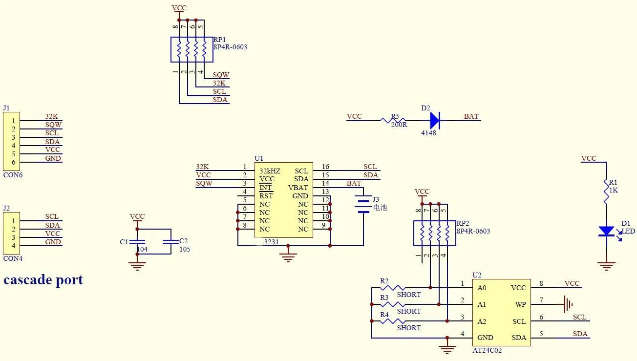 DS3231 AT24C32 Moduł Zegara RTC IIC dla Arduino 5 szt.