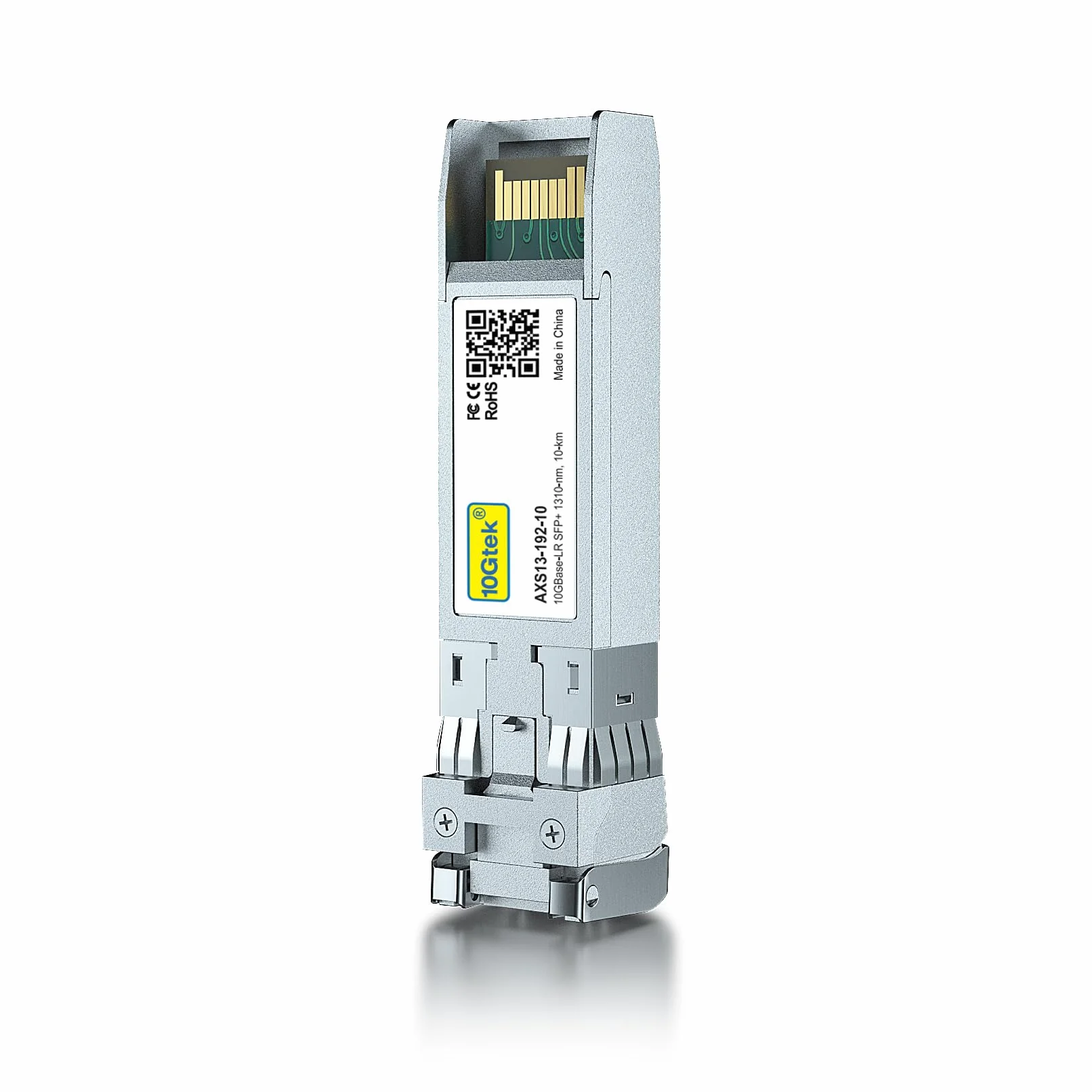 Intel E10GSFPLR Compatible SFP+ LR Singlemode Transceiver, 10GBase-LR SFP+ Module, Dual LC Connector, 1310nm, 10km