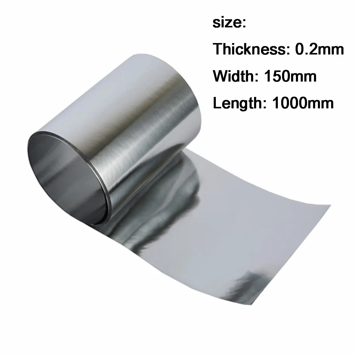 1000 mm folia cynkowa o wysokiej czystości blacha cynkowa Zn blacha metalowa, różne specyfikacje do wyboru/0,2 mm * 150 mm * 1000 mm