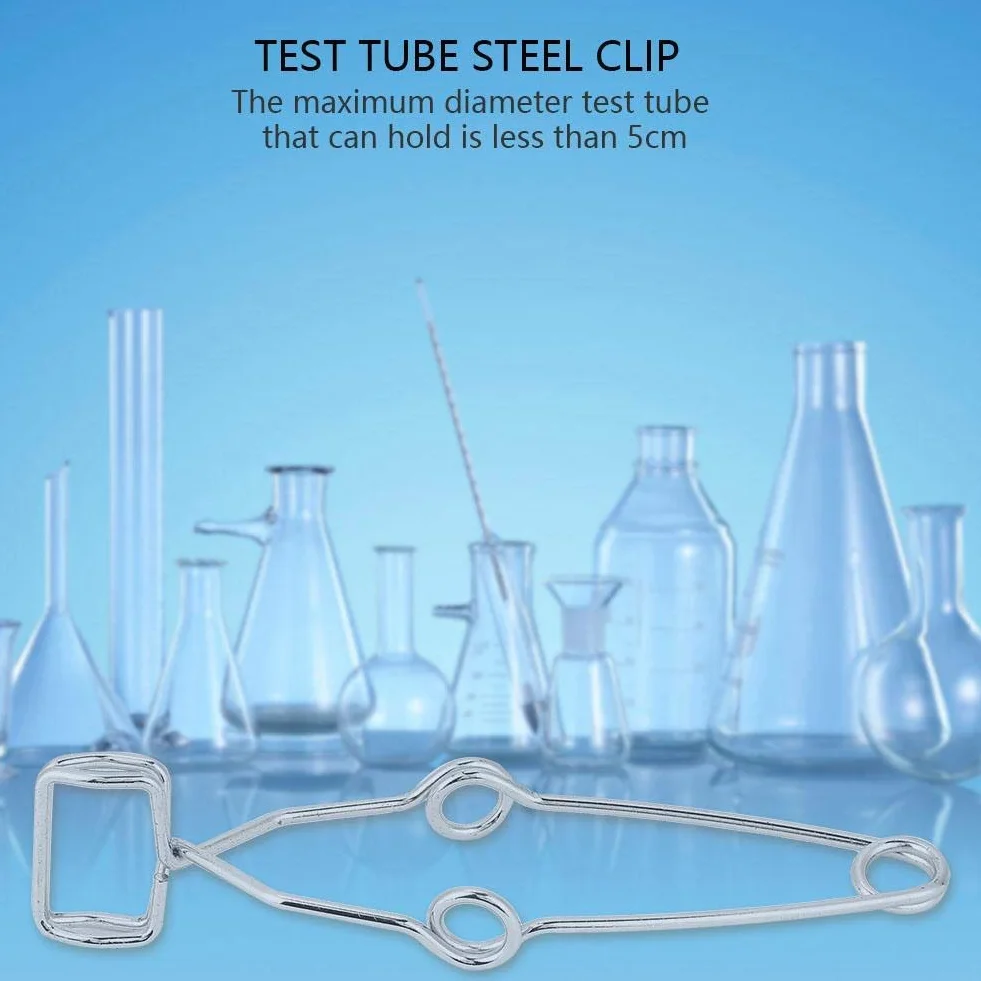 Reagenzglas Klips Clamp do Laboratorium Stoddard 14,5 cm Federstahl