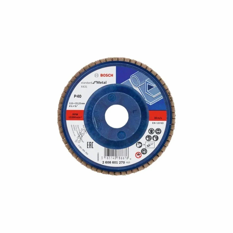 Bosch Tarcz Listk X431 PROST 115x22.23mm G40