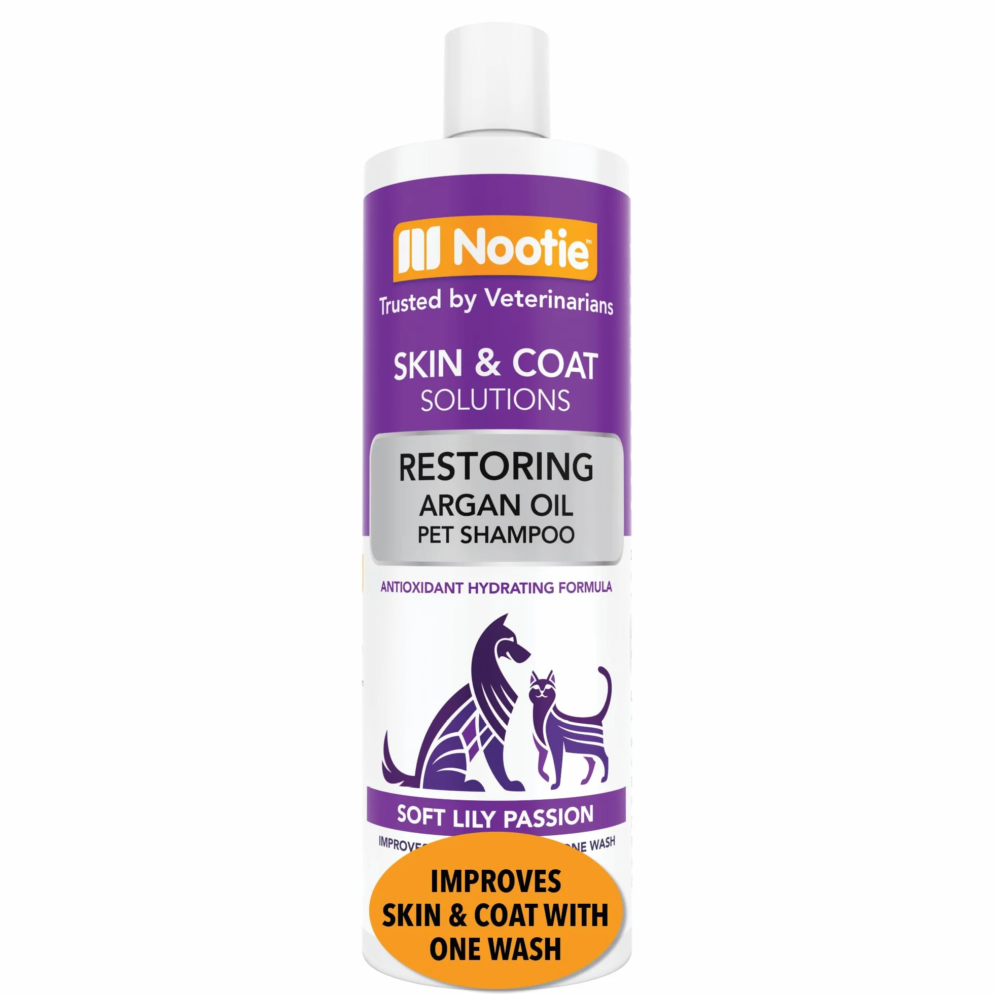 Nootie Soft Lilly Passion Restoring Argon Oil Pet Szampon, 453,6 g